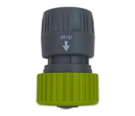 M7B004G Conector Manguera. Gris-Verde. 3/4