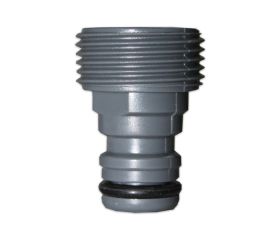 M7B012G Adaptador Grifo Manguera. Gris. 3/4