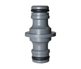 M7B021G Manguito enlace manguera. Gris. 2 Vias 3/4