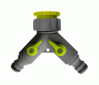 M7B025G Distribuidor manguera. Gris-Verde. 3/4"-1"