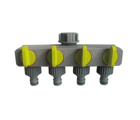 M7B026G Distribuidor manguera. Gris-Verde. 3/4