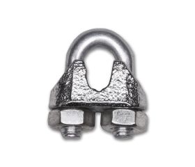 M86061G Sujetacable Recto. Galvanizado. 6/16