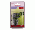 Mod. M86062G Sujetacable Recto. Galvanizado. 1/4" [Blister 2 unidades]