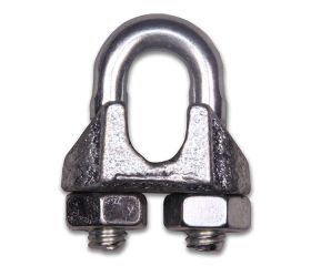 M86063G Sujetacable Recto. Galvanizado. 5/16