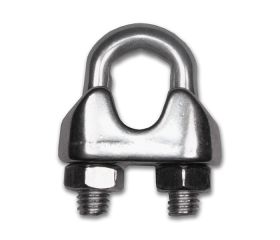 M86066E Sujetacable Recto. Acero Inoxidable. 8 mm
