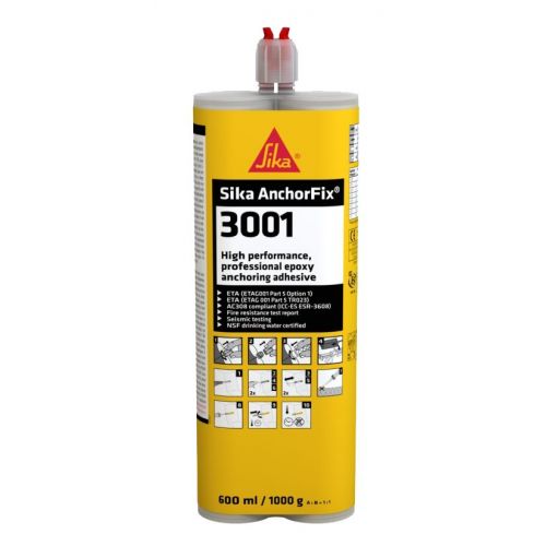 Sika AnchorFix-3001 (AB)  Gris 600 ML Cartucho