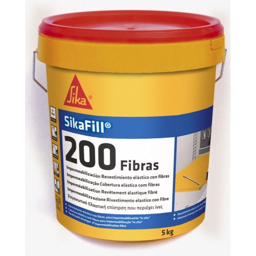 Sikafill-200 Fibras red 5 KG Cubo