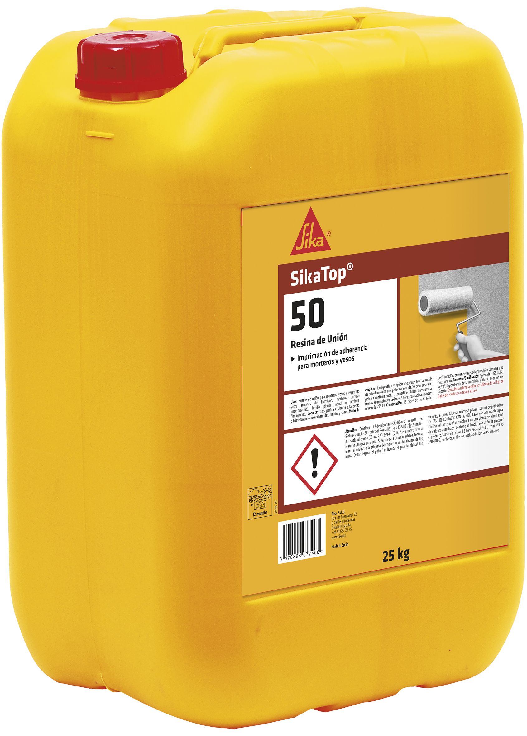 SikaTop-50 Resina de Union 25 KG Garrafa Blanco