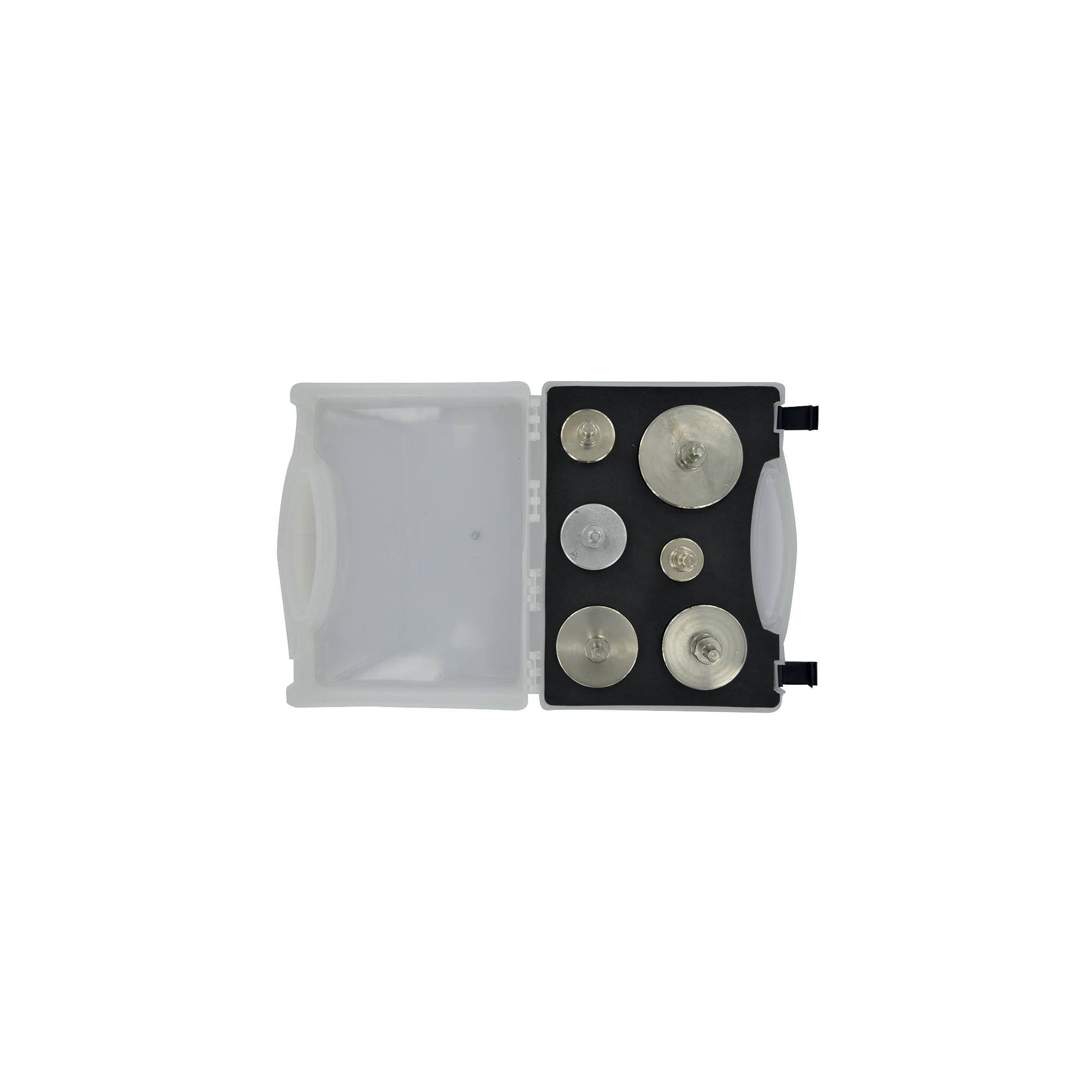 6 sierras de corona diamantadas taladrado con refrigeración de Ø 35 a 83 mm