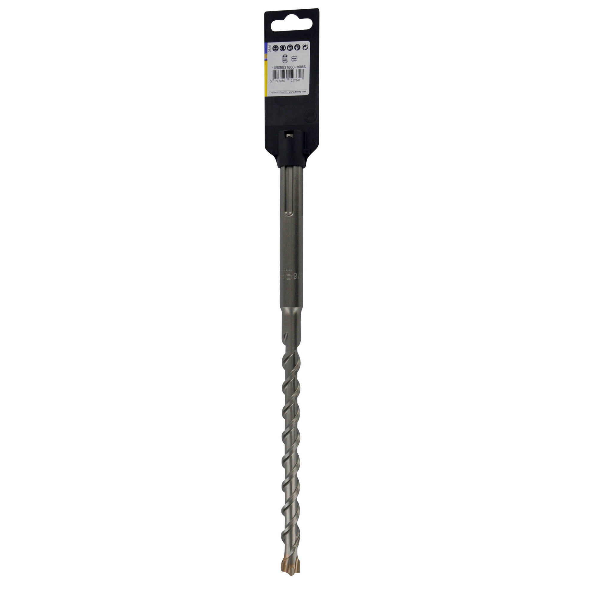 Ø: 12 / Broca para hormigón Maxter4 -SDS MAX -L. 340 mm (Gancho SDS colgante) / L: 340