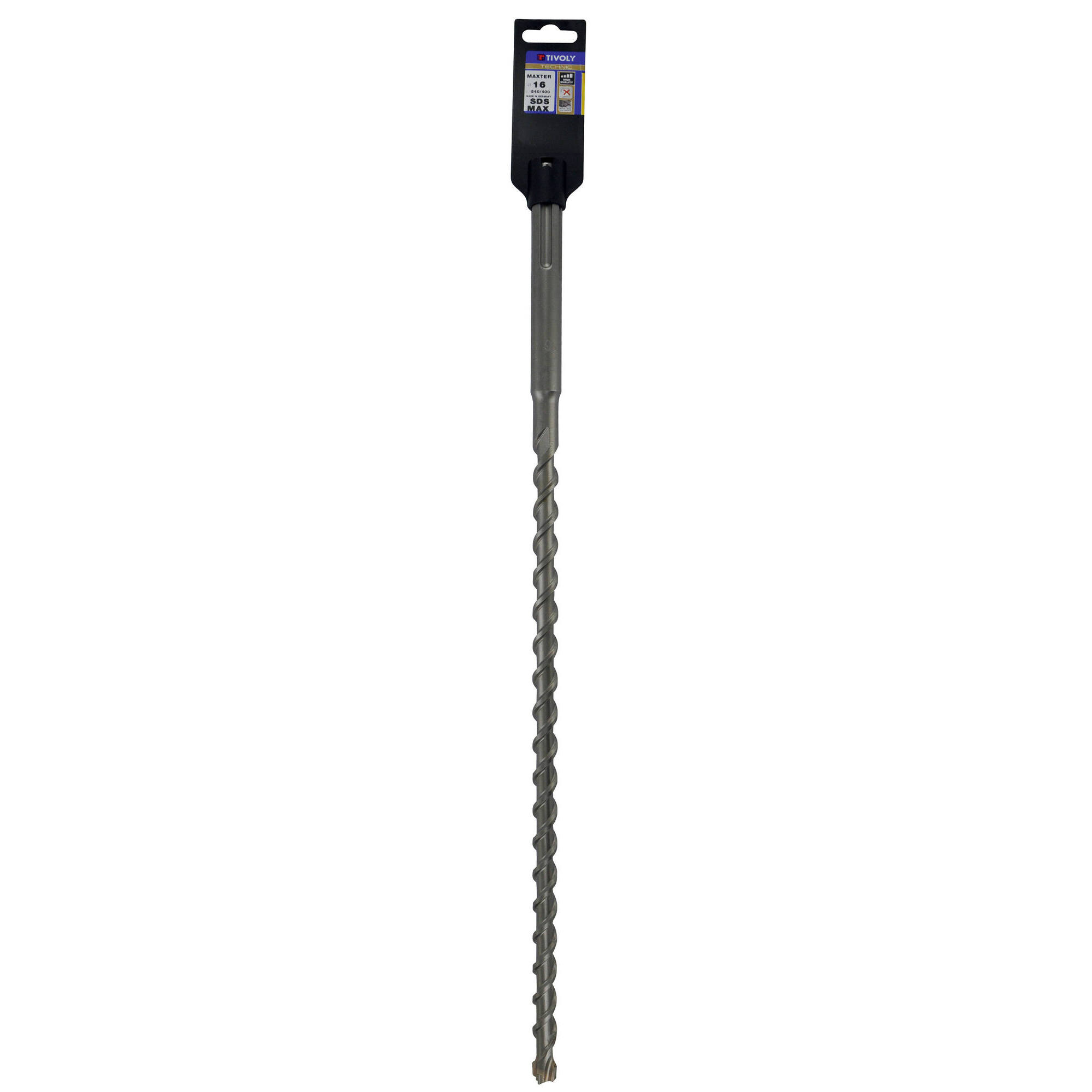 Ø: 12 / Broca para hormigón Maxter4 -SDS MAX -L. 540 mm (Gancho SDS colgante) / L: 540