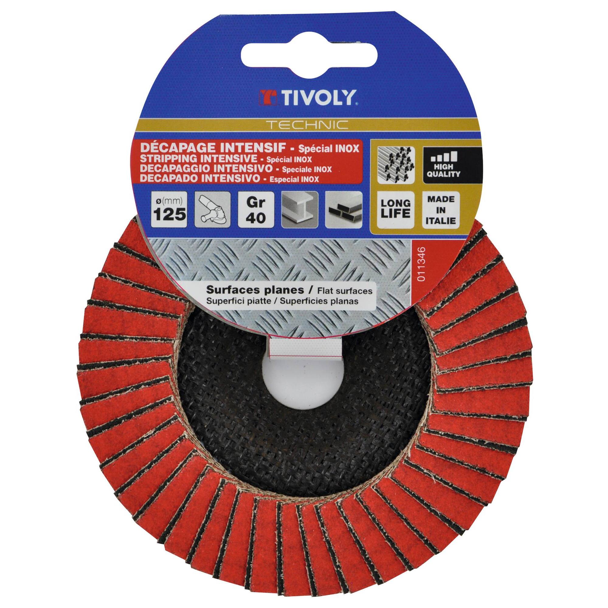 Disco LÁMINAS CERÁMICAS Y DE CIRCONIO (Cartoncillo colgante) / Dim Ø125 / Gr : 40