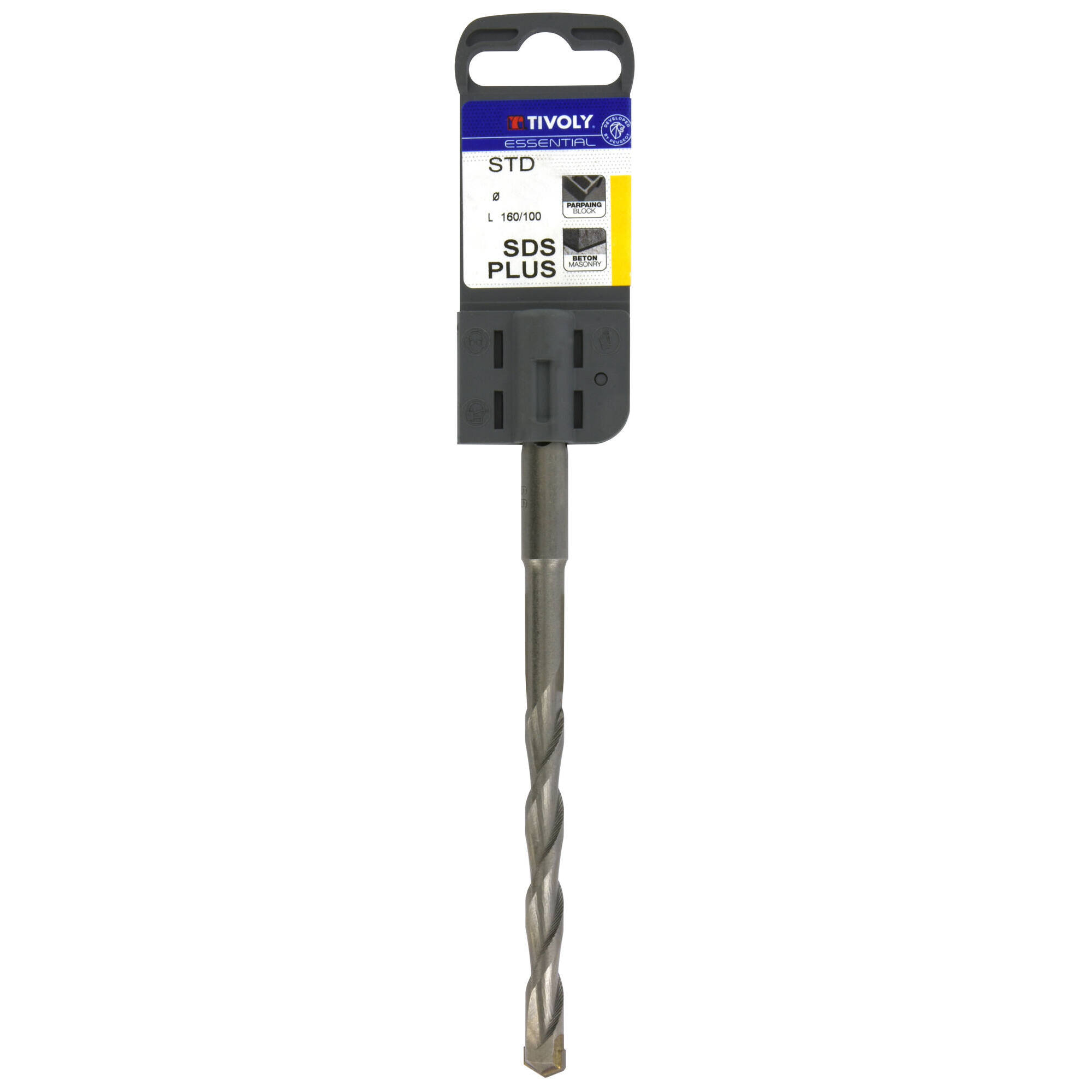 Ø: 5 / Broca para hormigón -SDS+ -L. 160 mm (Gancho SDS colgante) / L: 160
