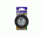 Cepillo CIRCULAR -Para taladro -Alambre de acero ondulado -Decapado de madera (Cartoncillo colgante) / Ø: 50 / 0.25