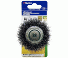 Cepillo COPA -Alambre de acero ondulado -Decapado de madera (Cartoncillo colgante) / Ø: 50 / 0.25