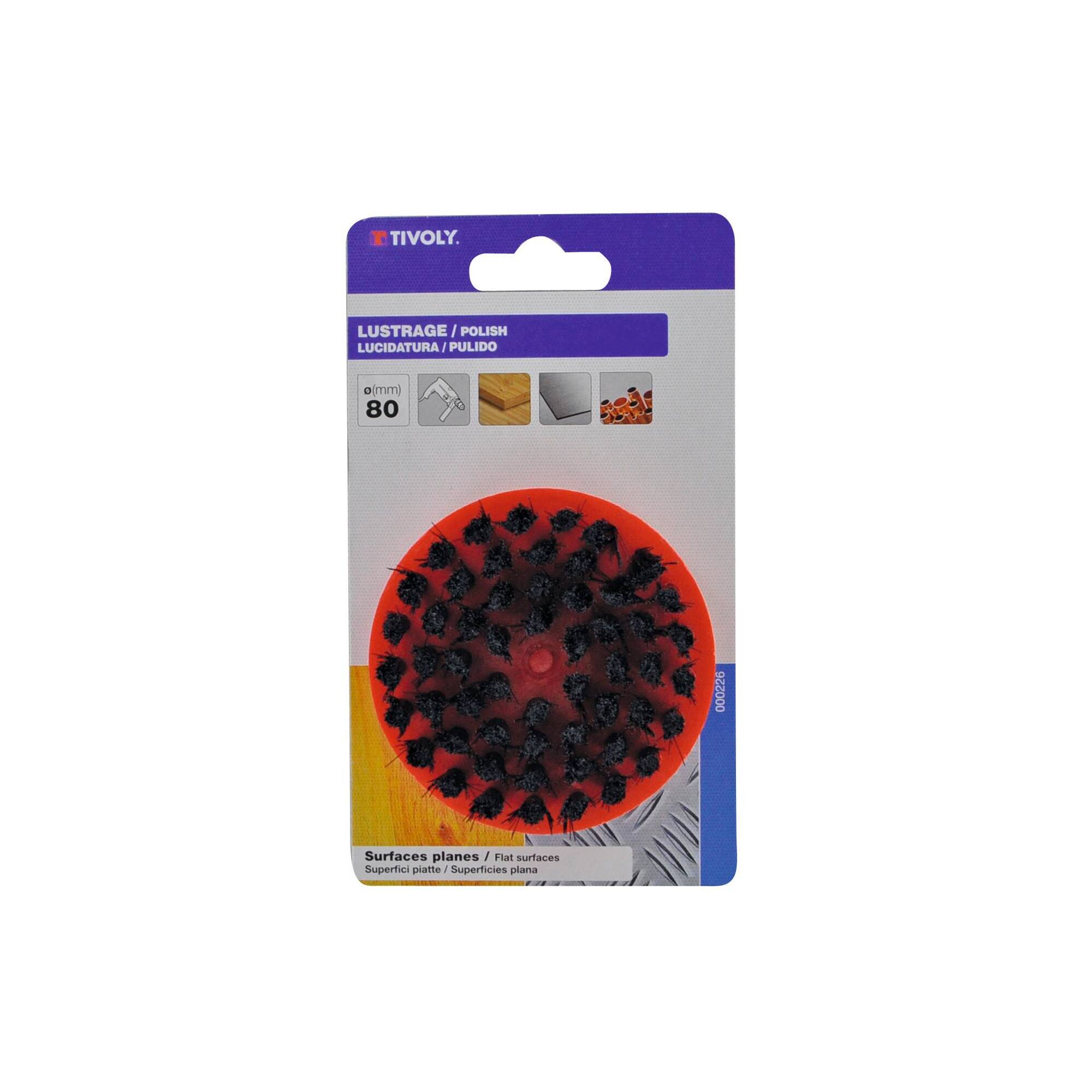 Cepillo para PULIR (Cartoncillo colgante) / Ø: 80 /