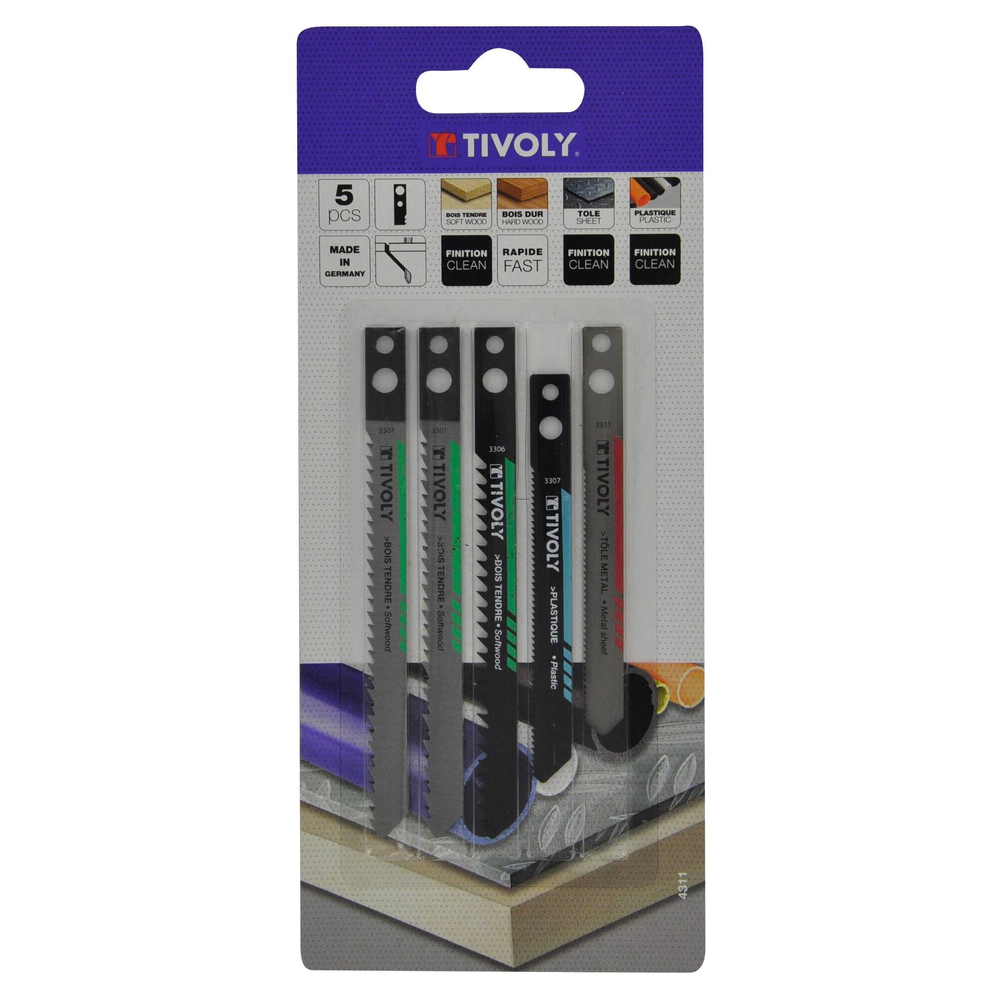 XT50612 - Composición mixta de hojas de sierras de calar -Enganche MAKITA