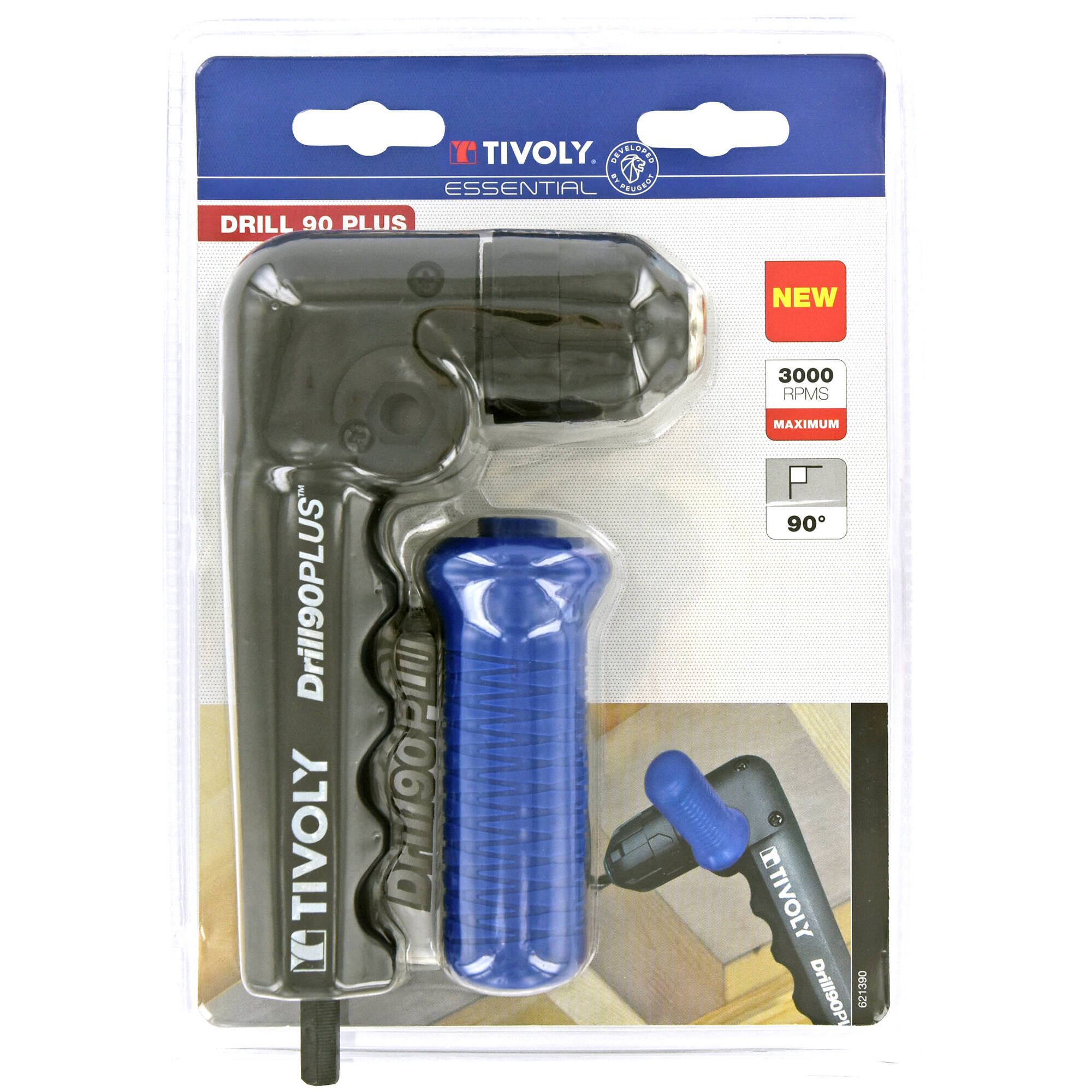 Porta-puntas angular universal 90° Ø 0,8 a 10 mm