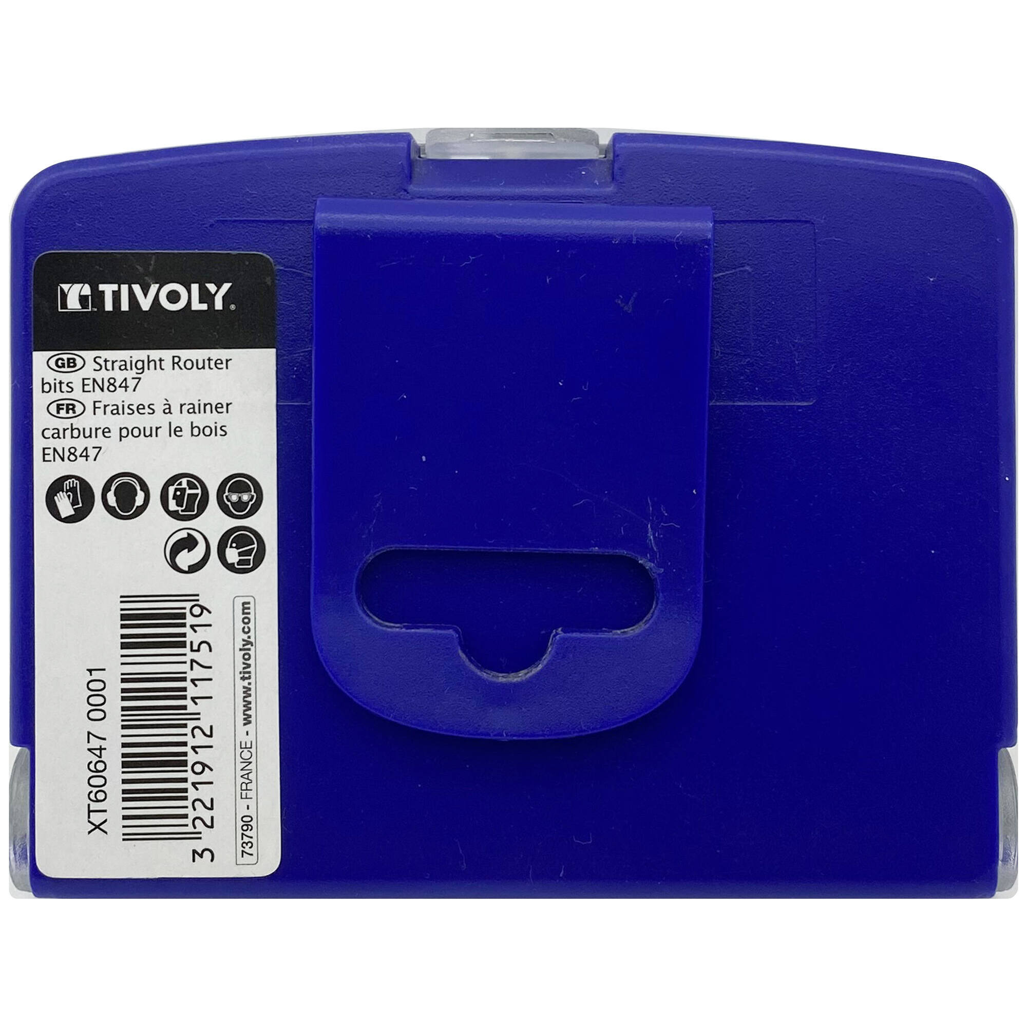 5 fresas de rebajadora para ranurar - mango 8 mm