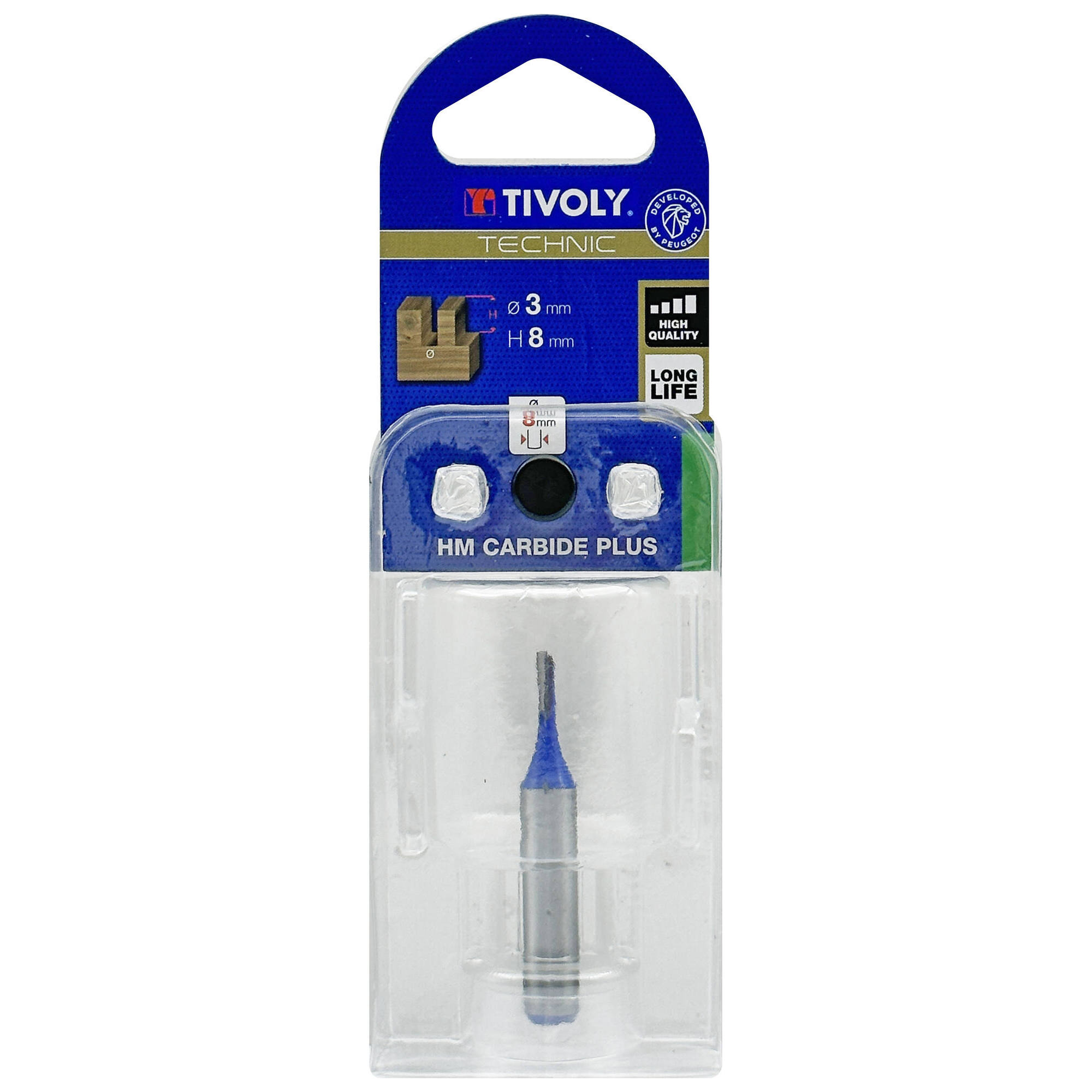 Fresa para ranurar (Estuche blíster) / 3