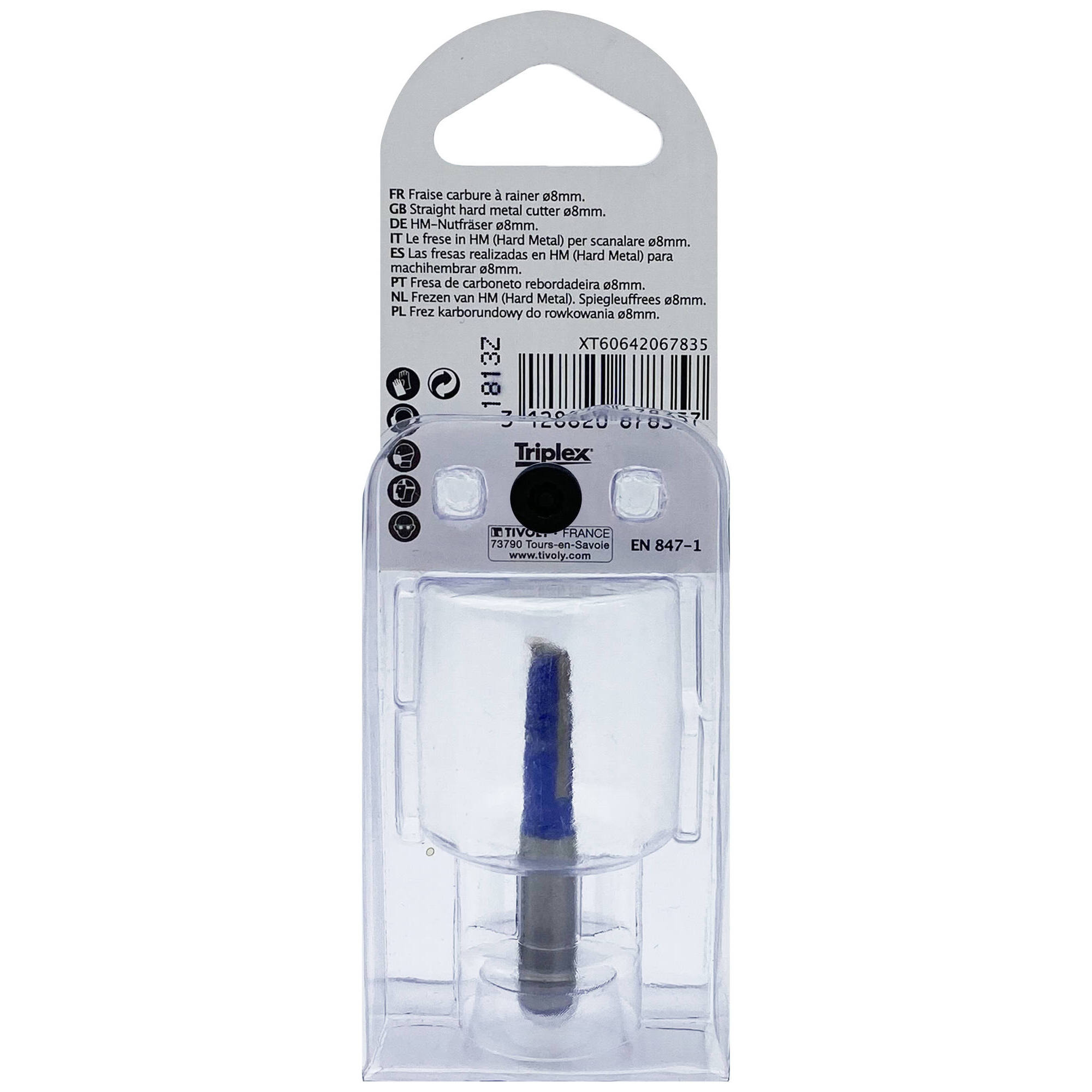 Fresa para ranurar (Estuche blíster) / 8