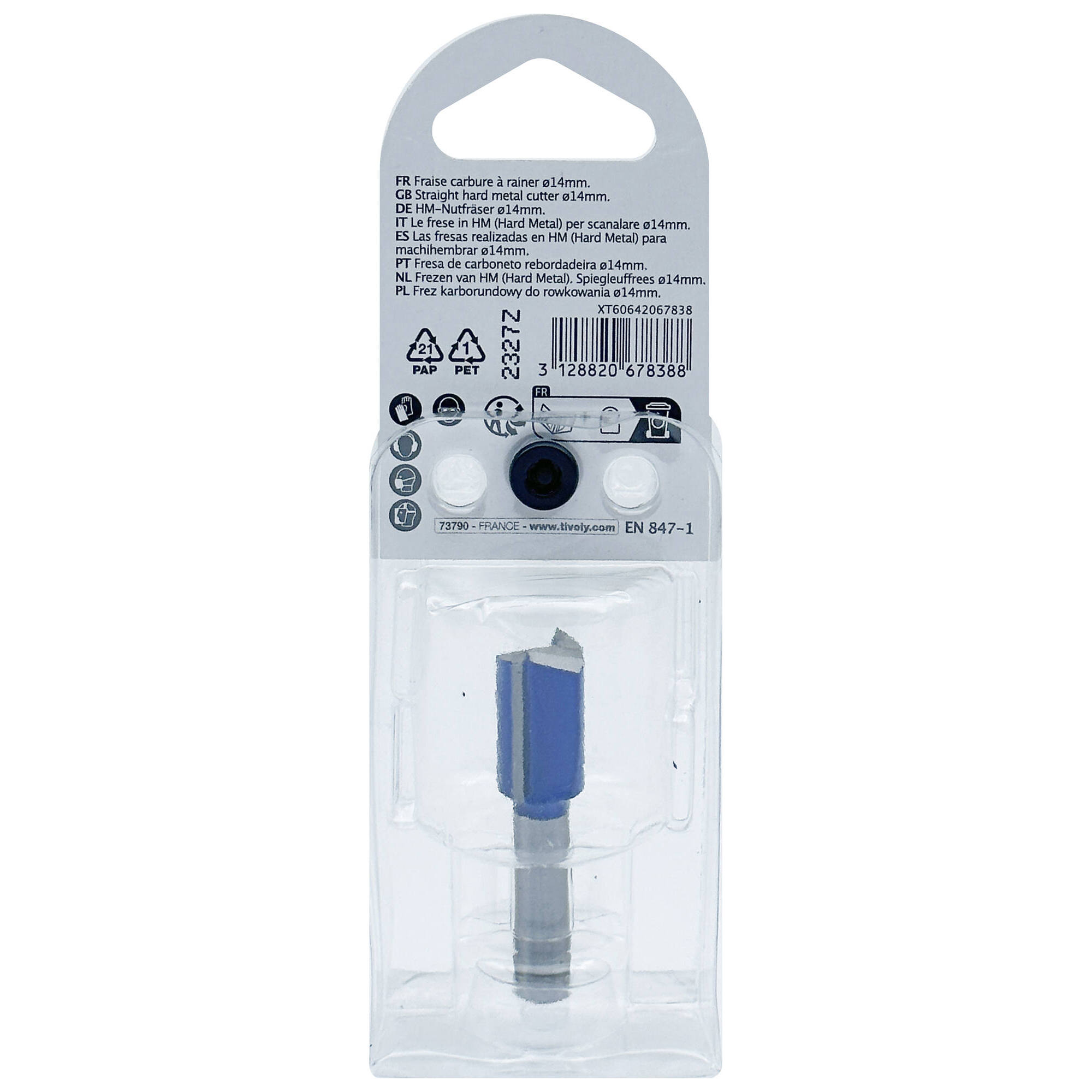 Fresa para ranurar (Estuche blíster) / 14