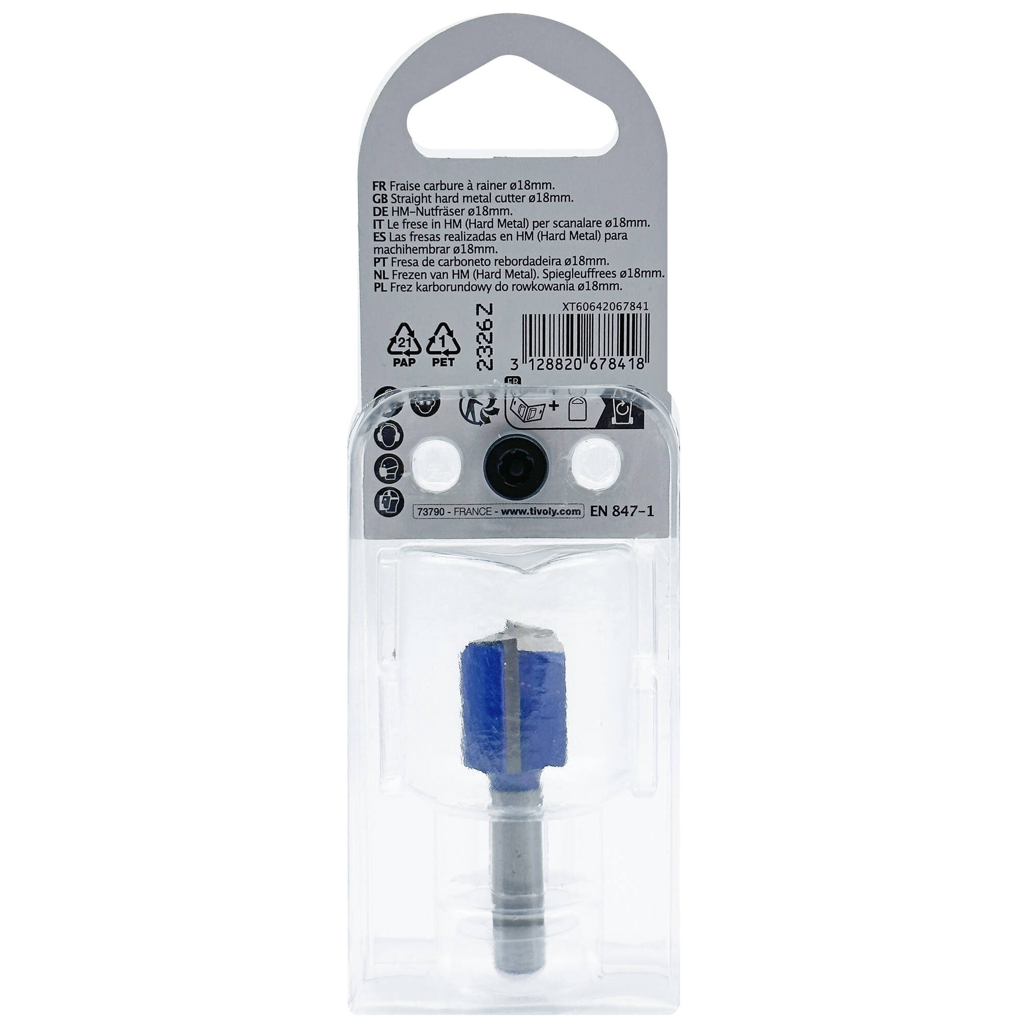 Fresa para ranurar (Estuche blíster) / 18