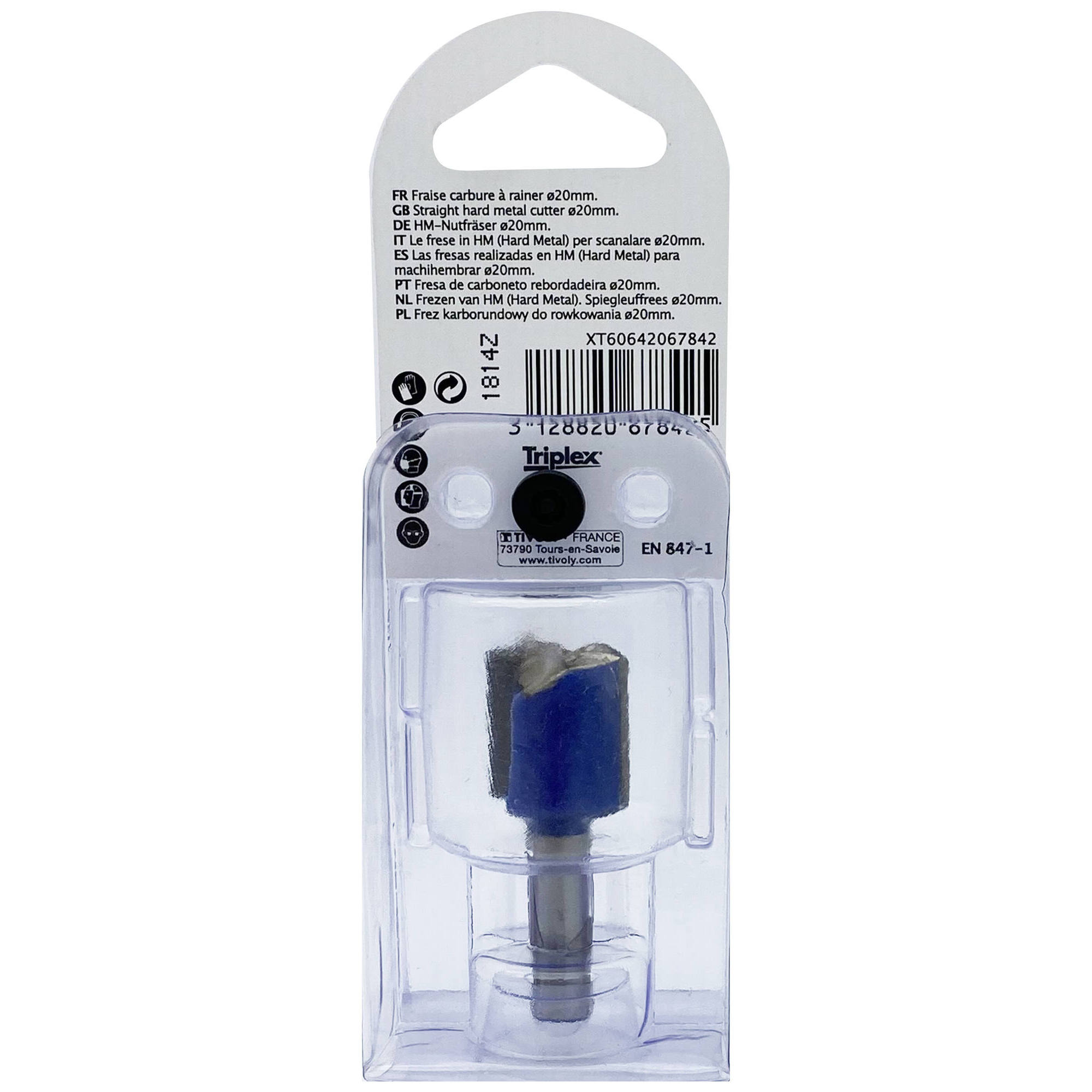 Fresa para ranurar (Estuche blíster) / 22