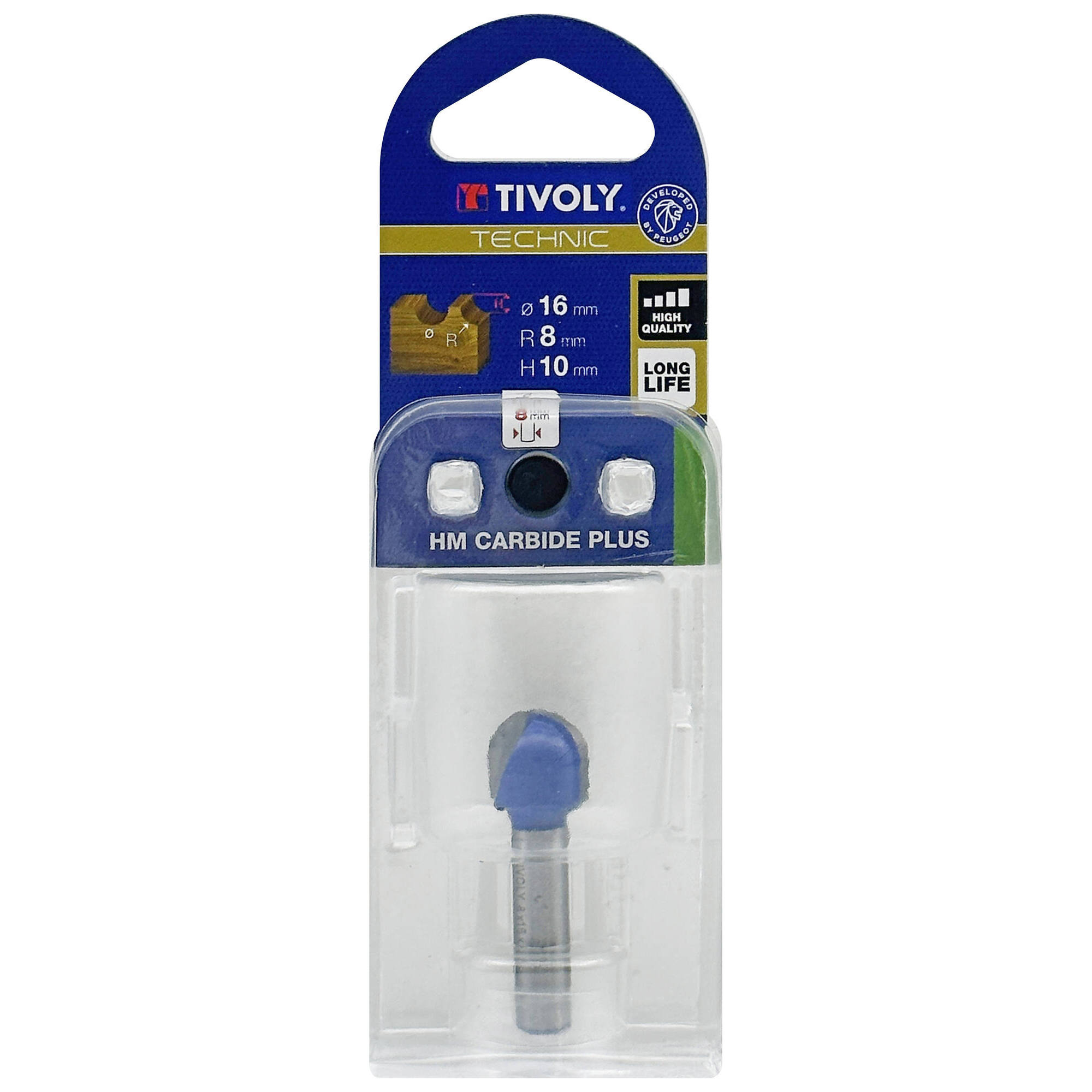 Fresa para acanalar (Estuche blíster) / 16