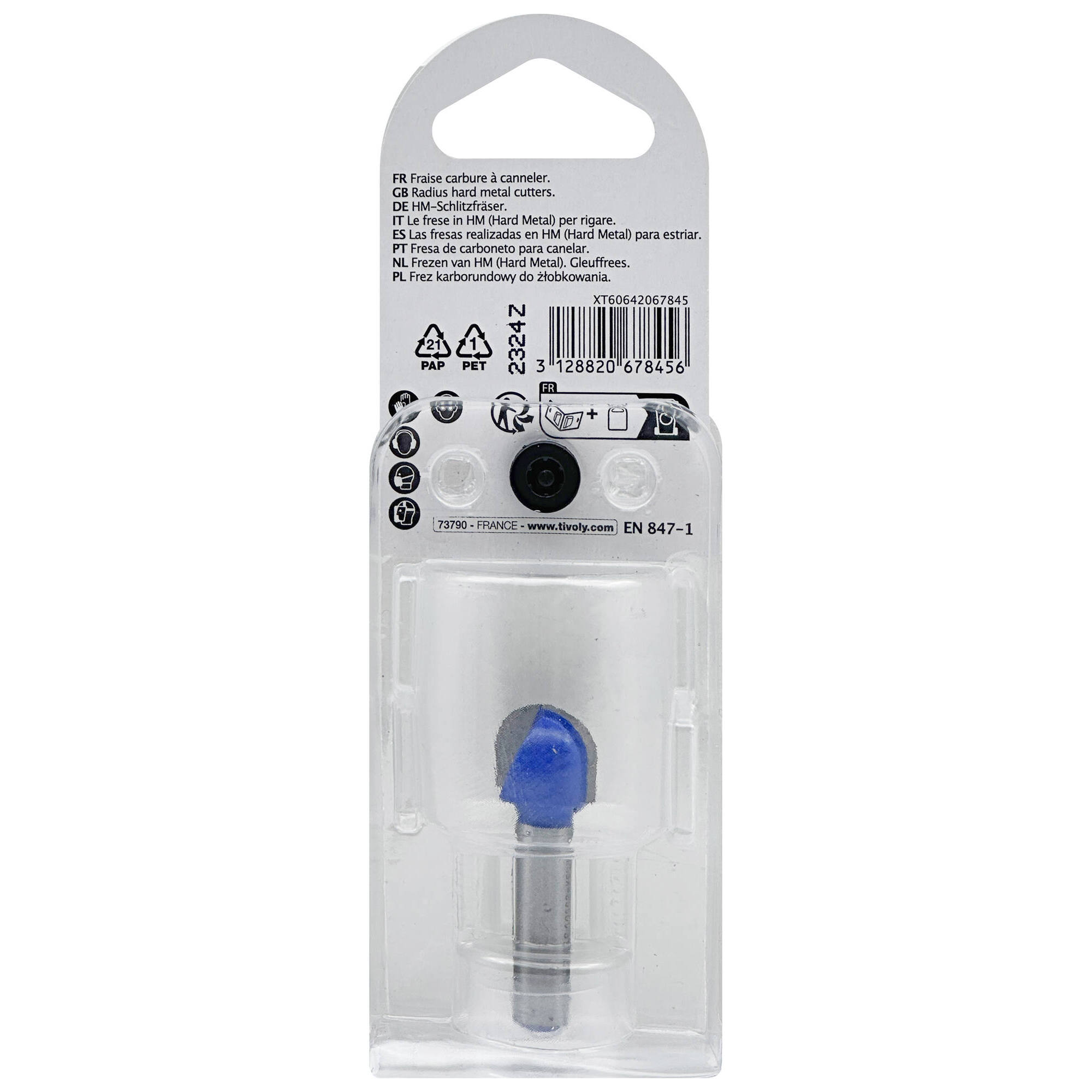 Fresa para acanalar (Estuche blíster) / 16