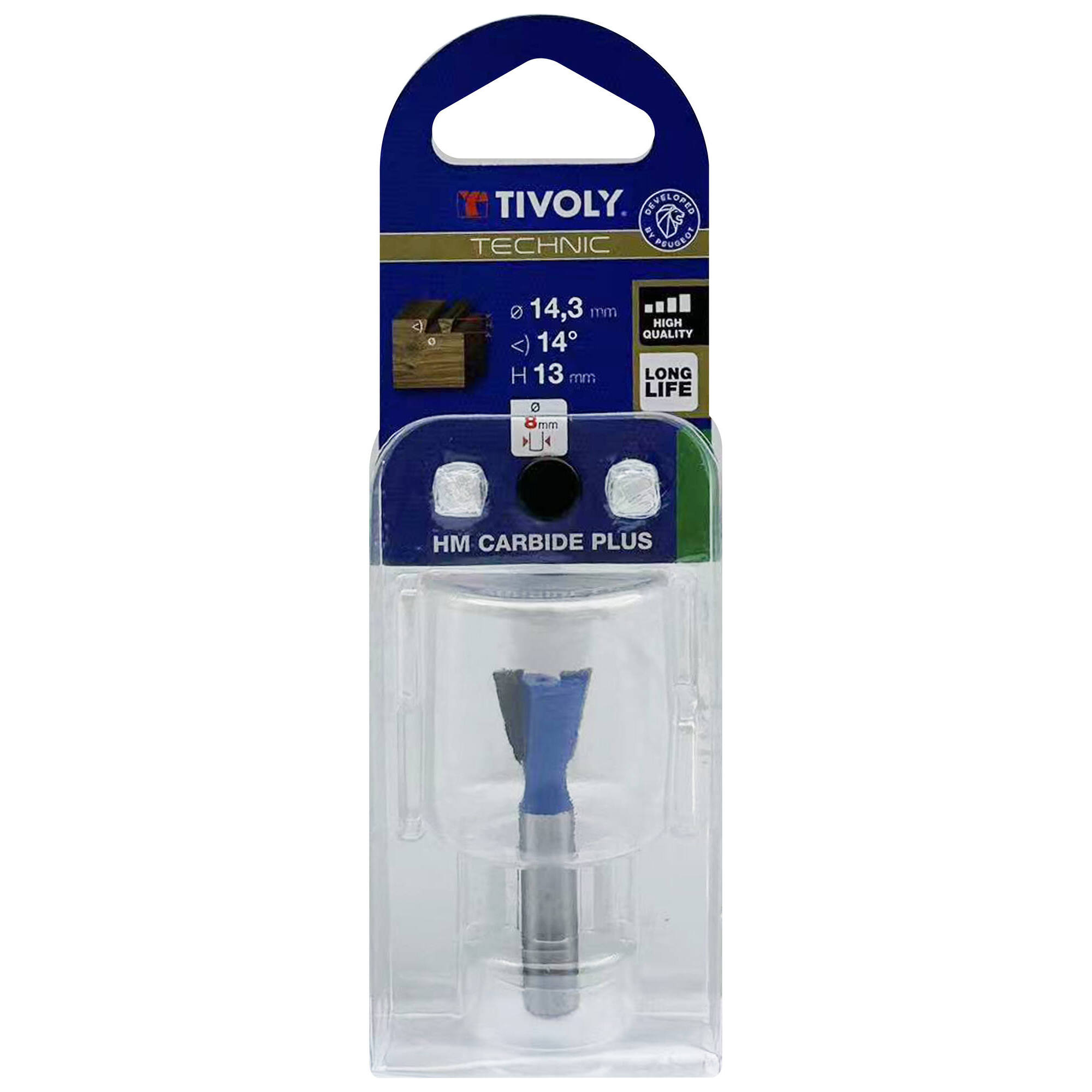 Fresa para cola de milano (Estuche blíster) / 14.3