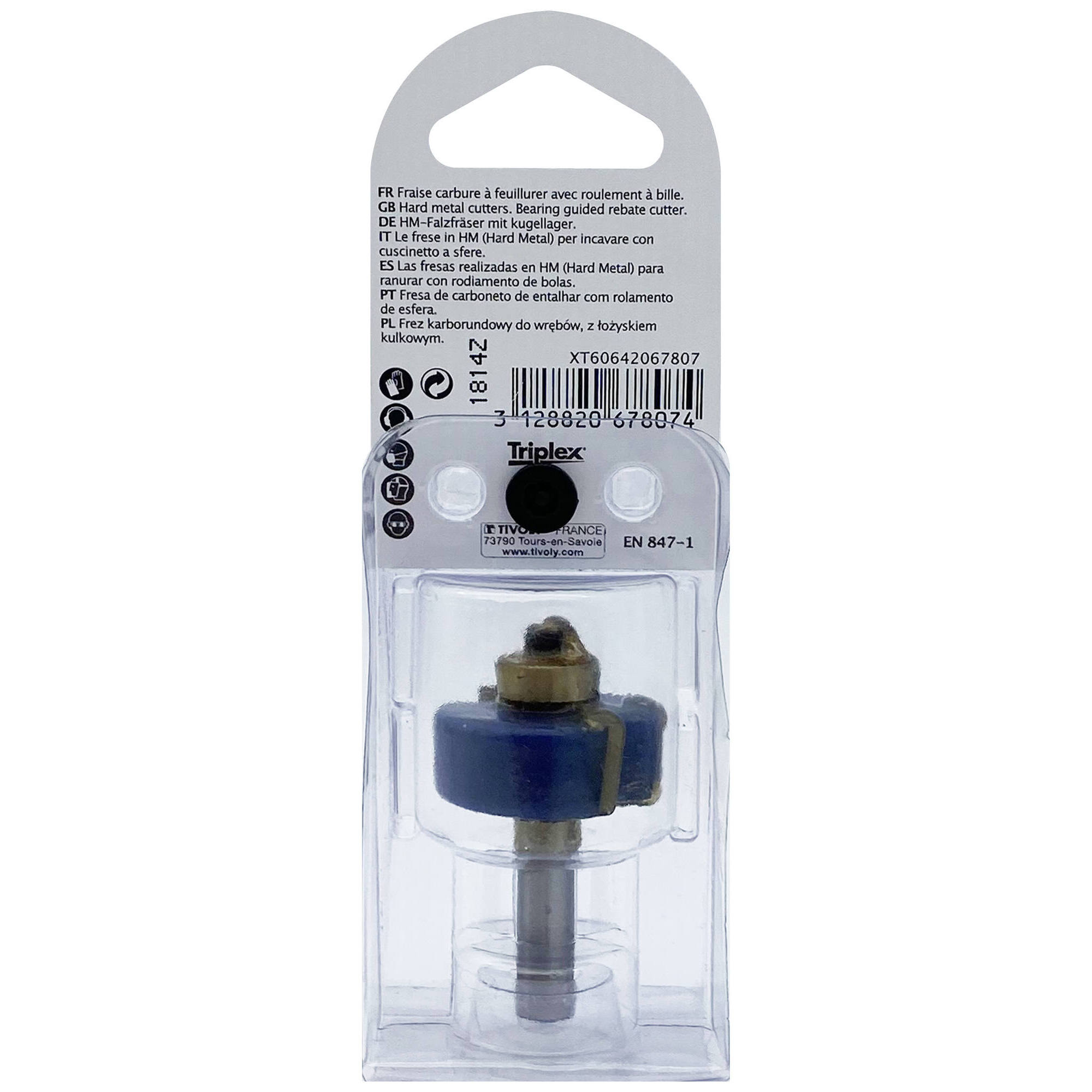 Fresa para machihembrar + guía (Estuche blíster) / 31.8