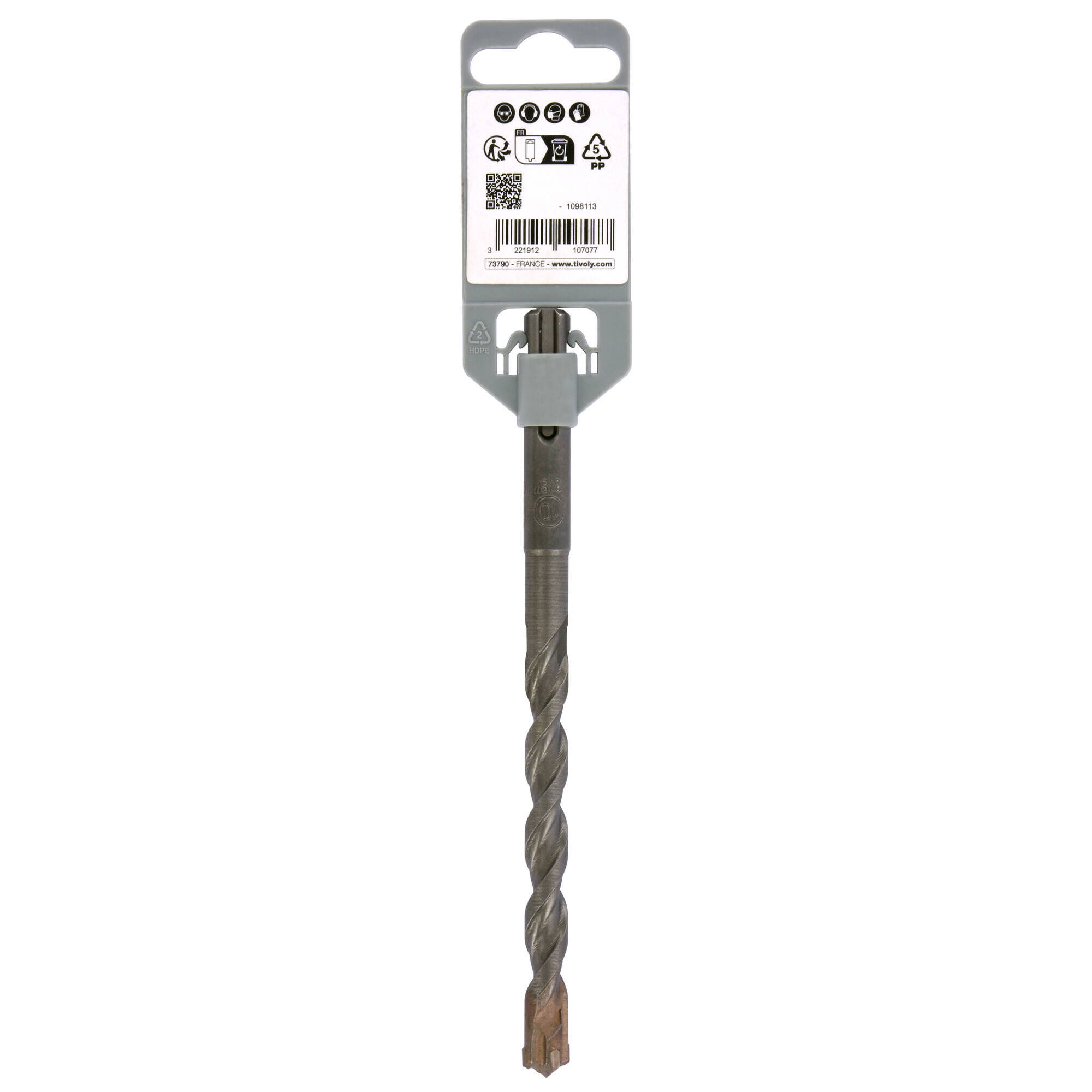 Ø: 5 / Broca para hormigón 4 cortes HAMMER4 -SDS+ -L. 110 mm (Gancho SDS colgante) / L: 110