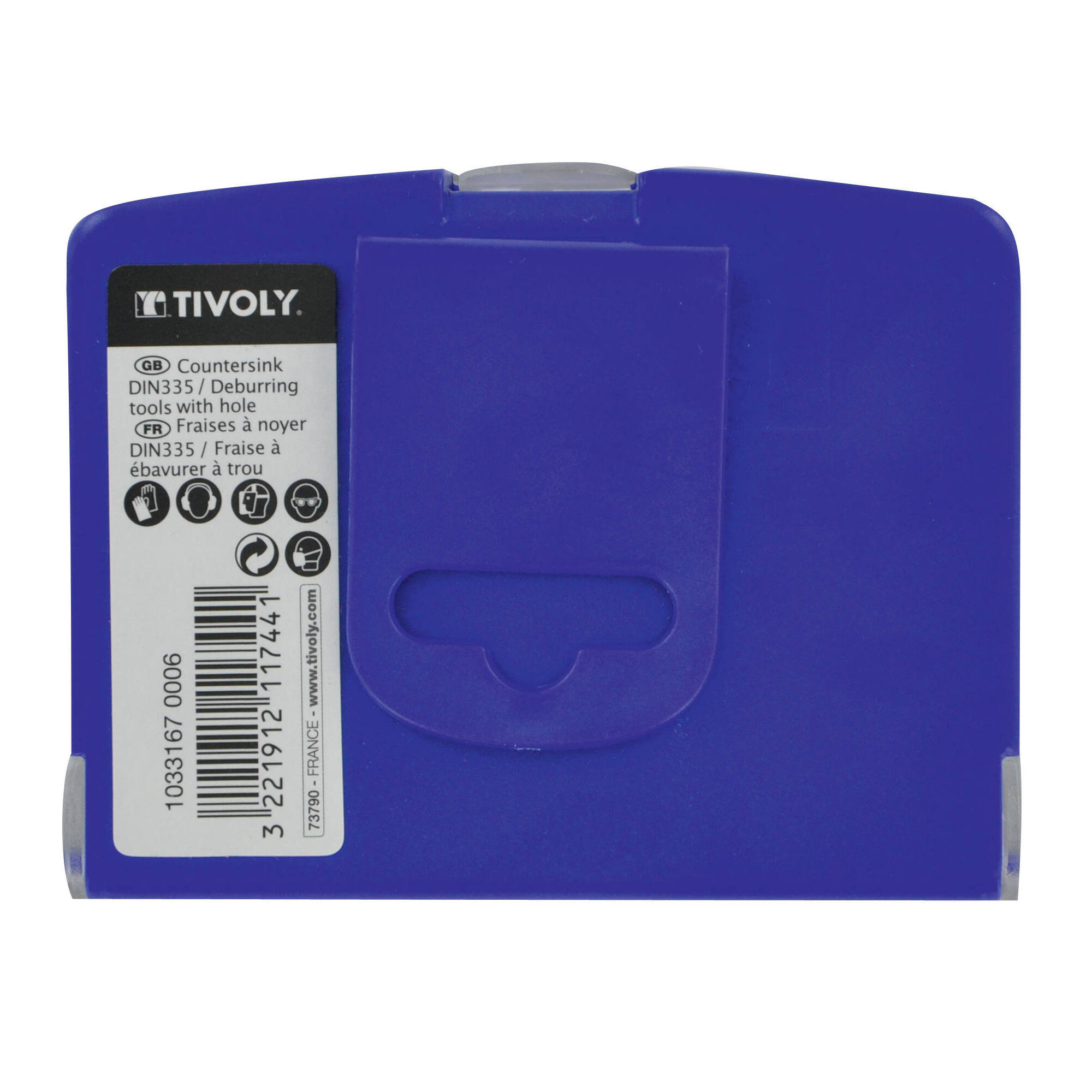 5 piezas -4 avellanadores HSSE5 DIN335C a 90° Ø 8,3 a 16,5 mm + 1 avellanador con agujero HSSE5