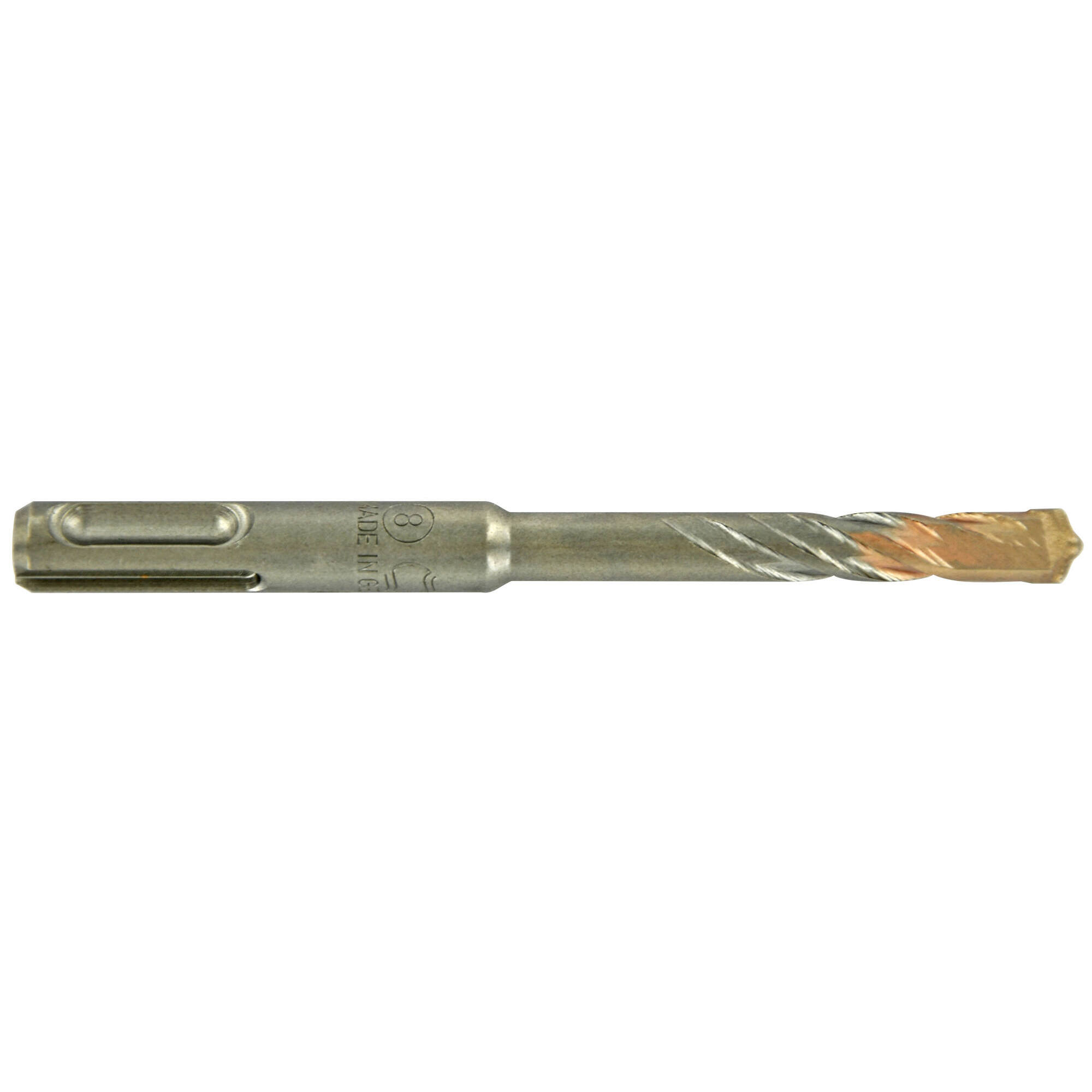 Ø: 8 / Broca para hormigón 2 cortes SPEEDER2 -L. 110 mm -Punta de centrado -Cuádruple ranura -SDS+ (Gancho SDS colgante) / L: 110