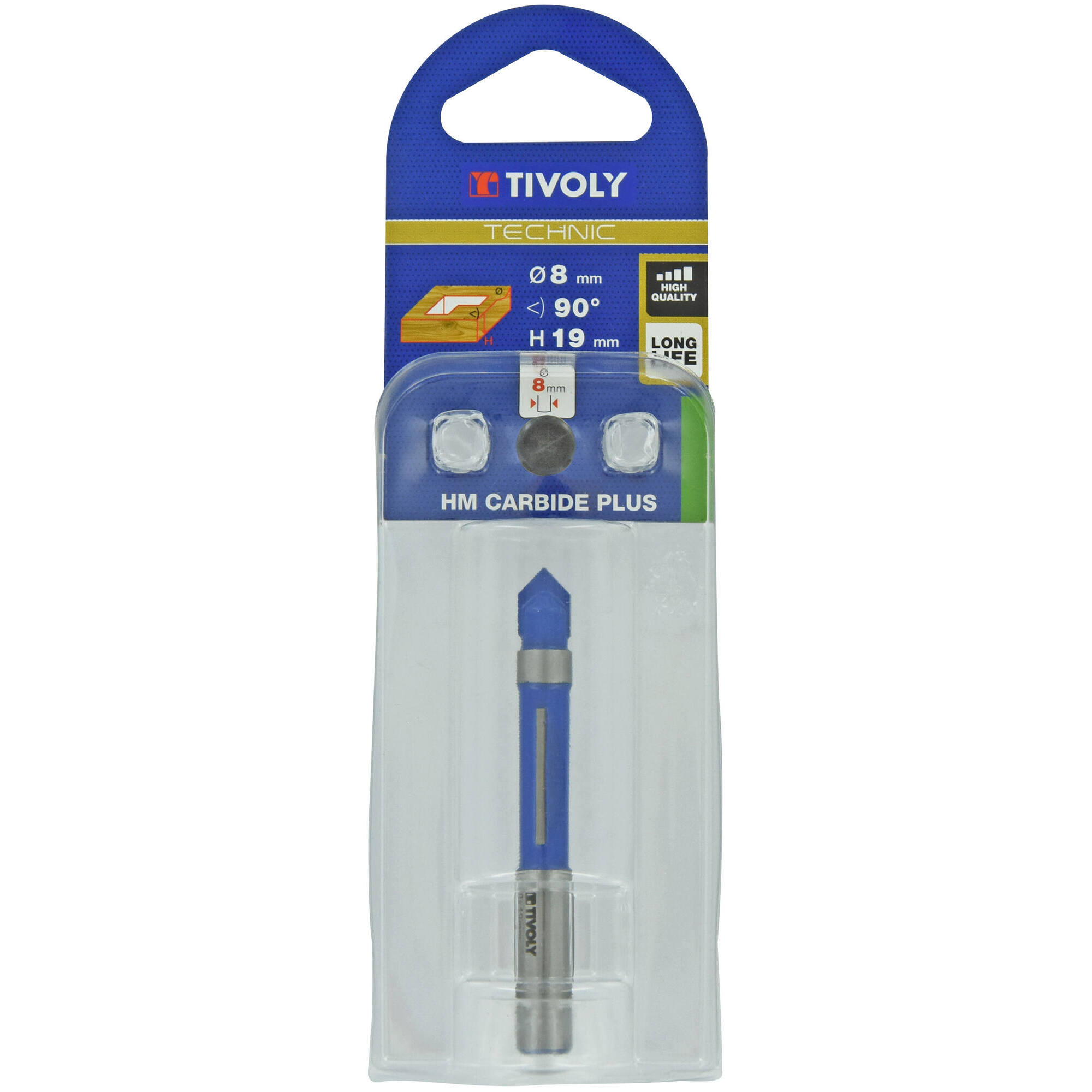 Fresa para copiar + guía (Estuche blíster) / 8