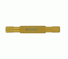 Ø: 8/8 / Broca REVERSIBLE diamantada corte en seco -Mango hexagonal (Blíster) / L: