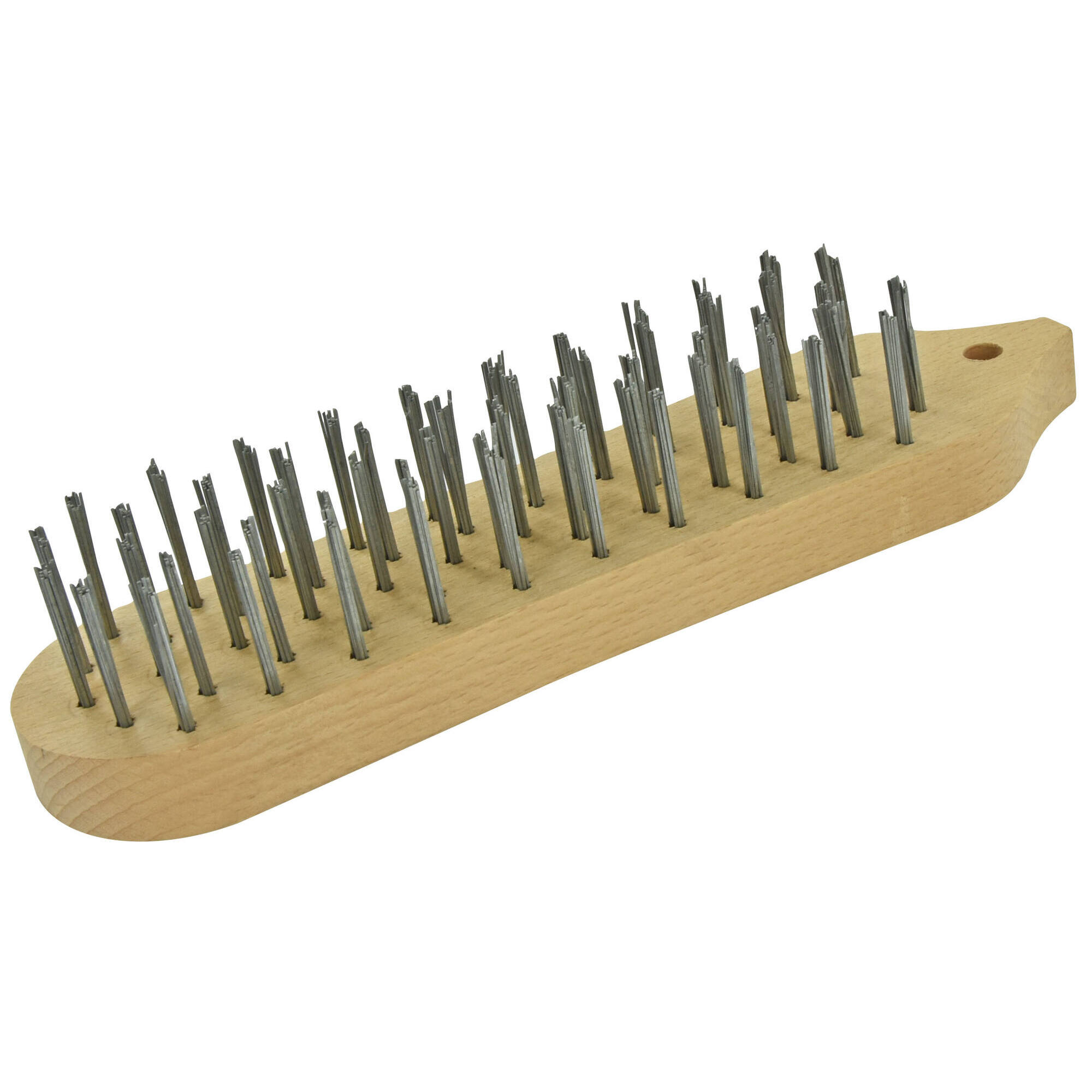 Cepillo VIOLÍN -Mango de madera FSC - Hilos de acero o latón (Granel) / Acero plano / 0,6x0,25