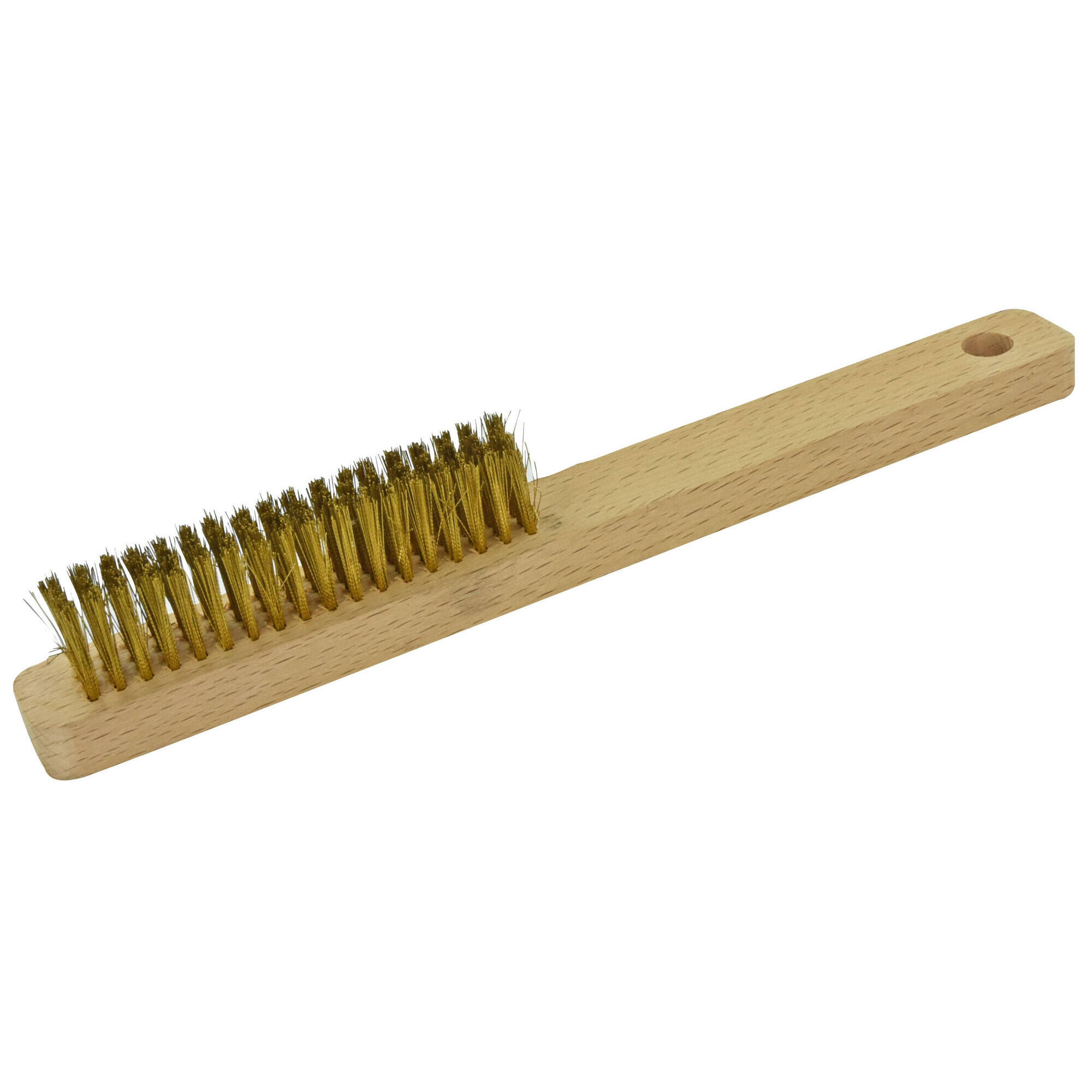 1T21151 - Cepillo JOYERÍA -Mango de madera FSC -Hilos metálicos