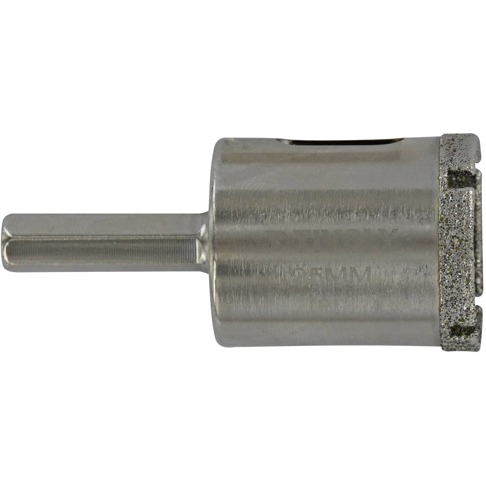 Ø: 25 / Broca diamantada taladrado con refrigeración -Mango hexagonal (Blíster) / L: 55