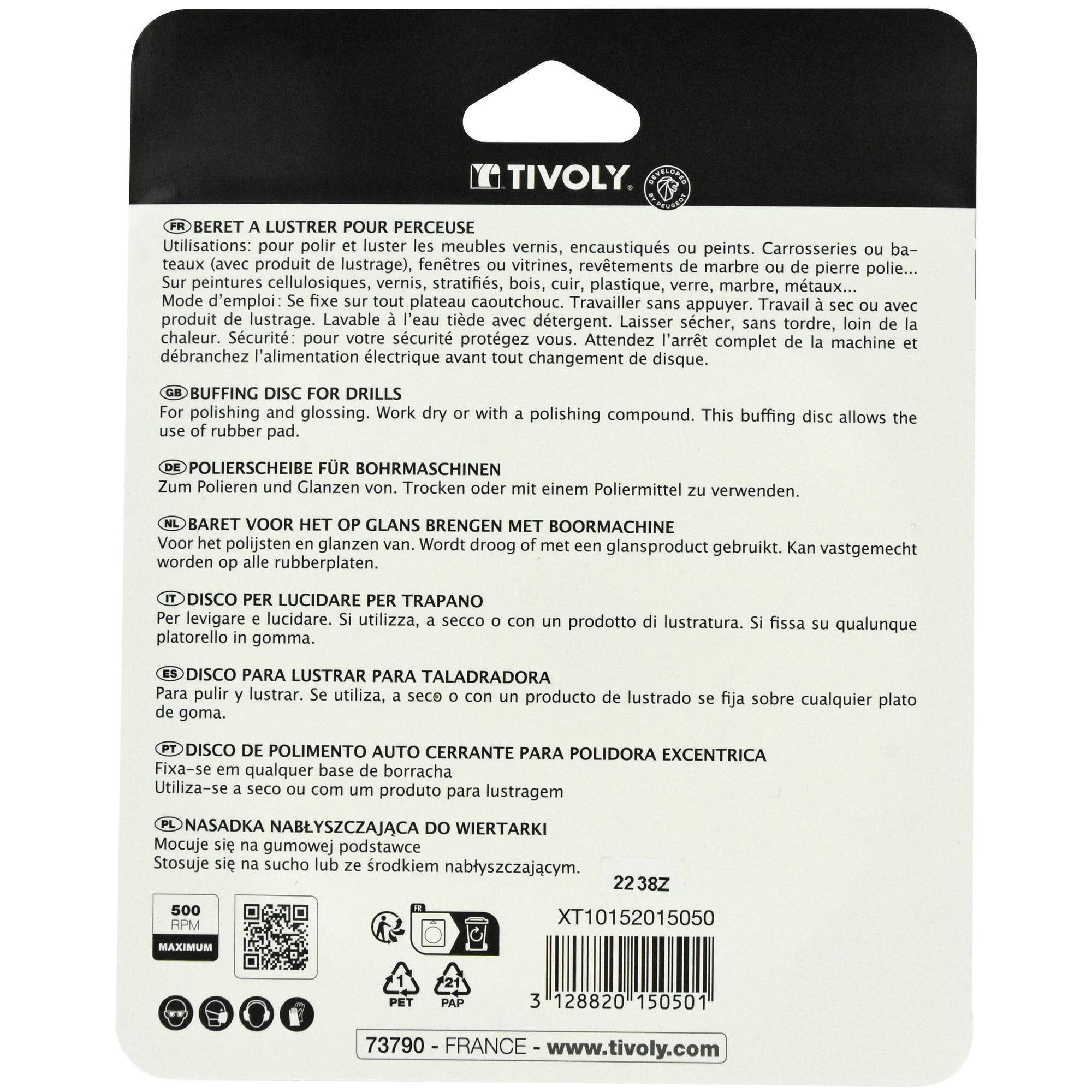 Boina para lustrar Ø125mm