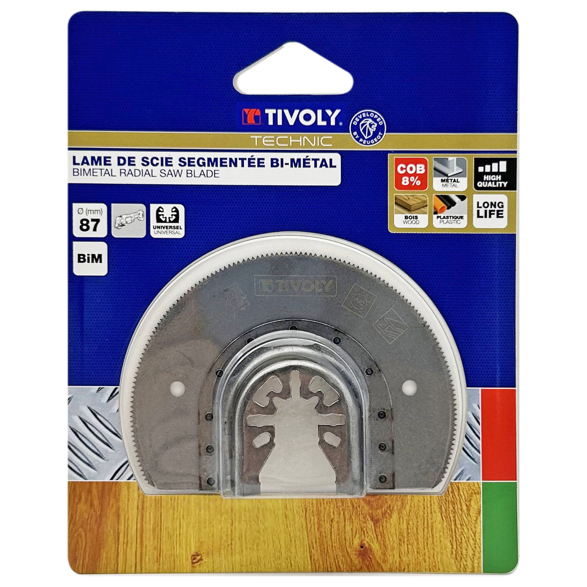 Sierras oscilantes - Madera y metal (Blíster)