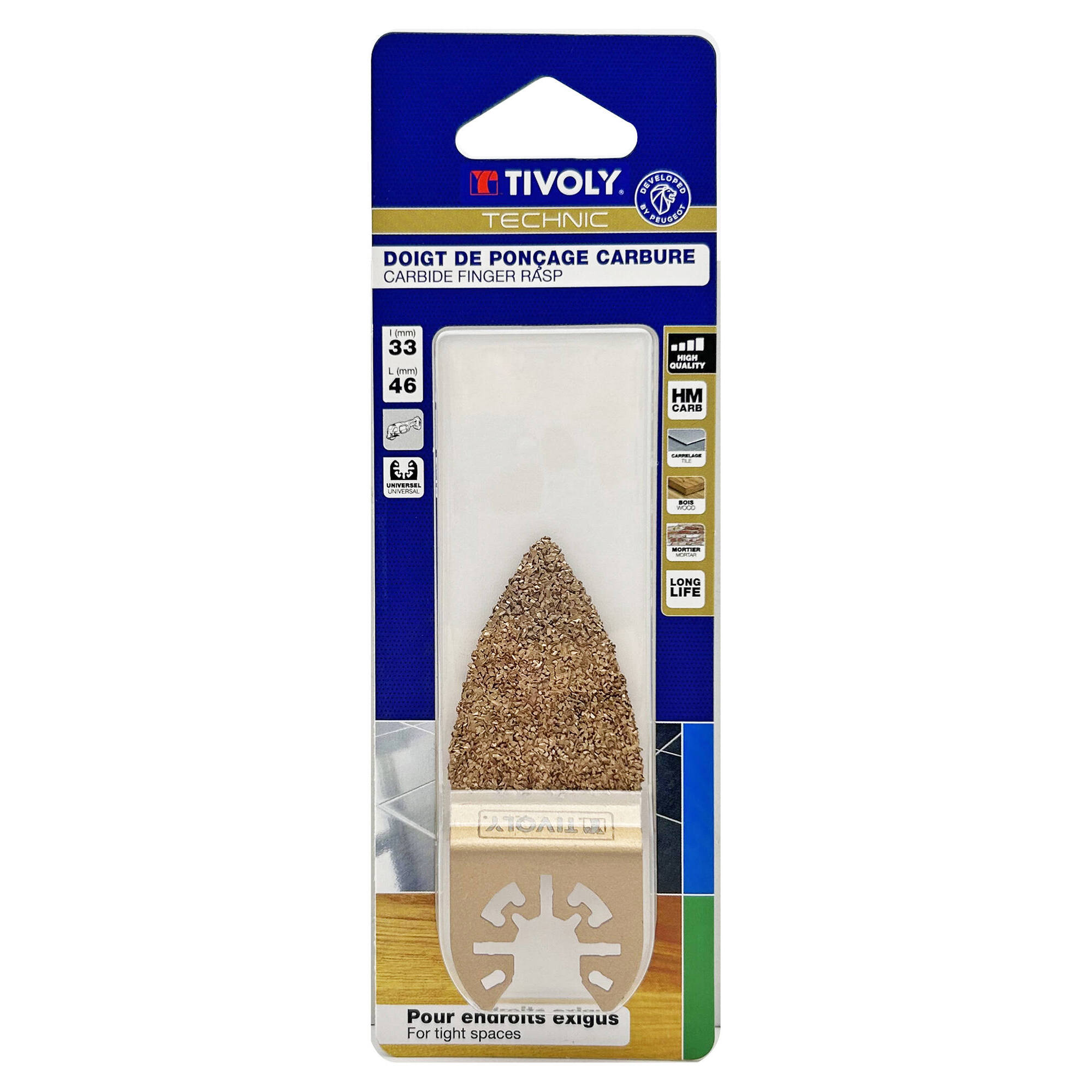 Dedo de lijado carburo - 33mm