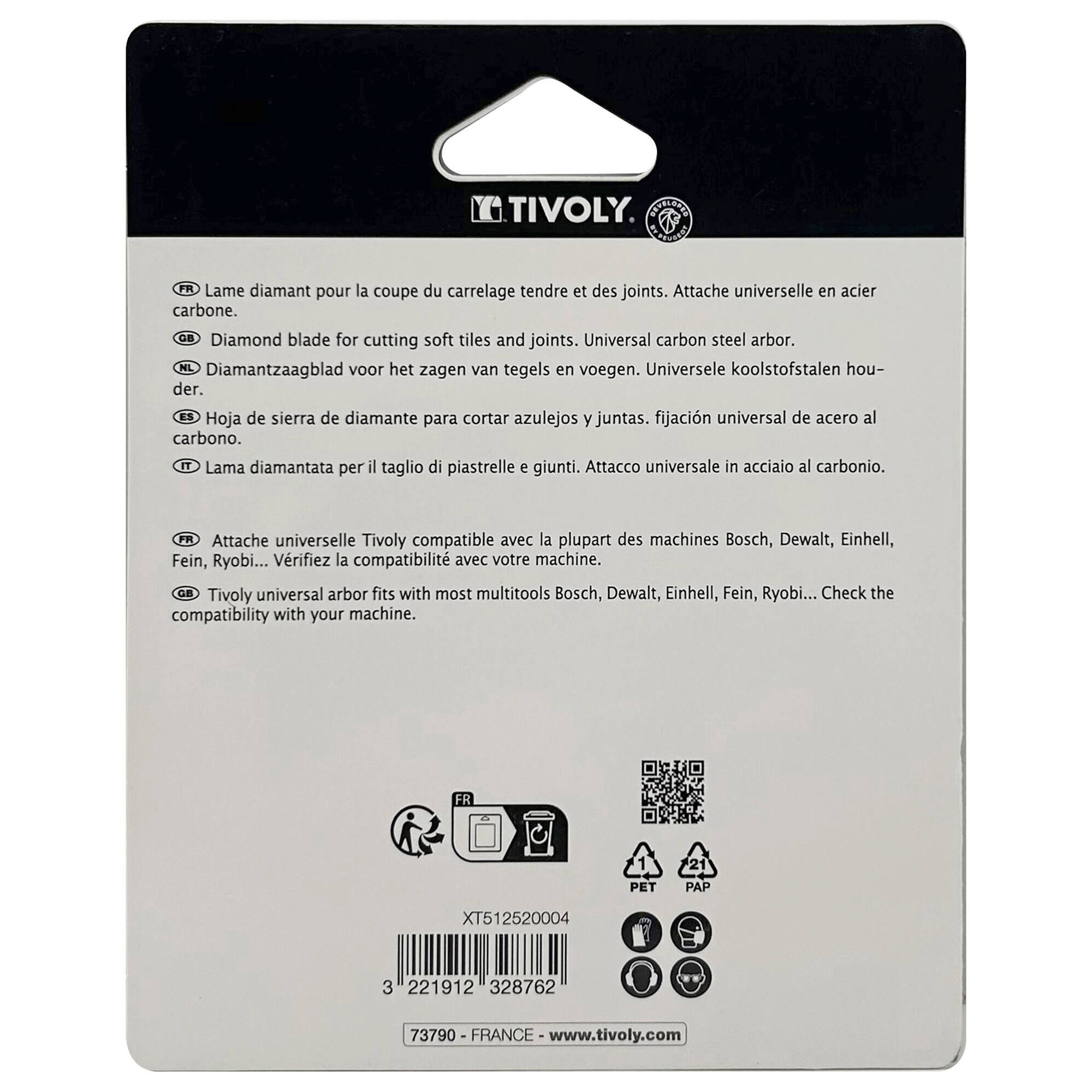 Hoja de sierra segmentada diamant - Ø87mm