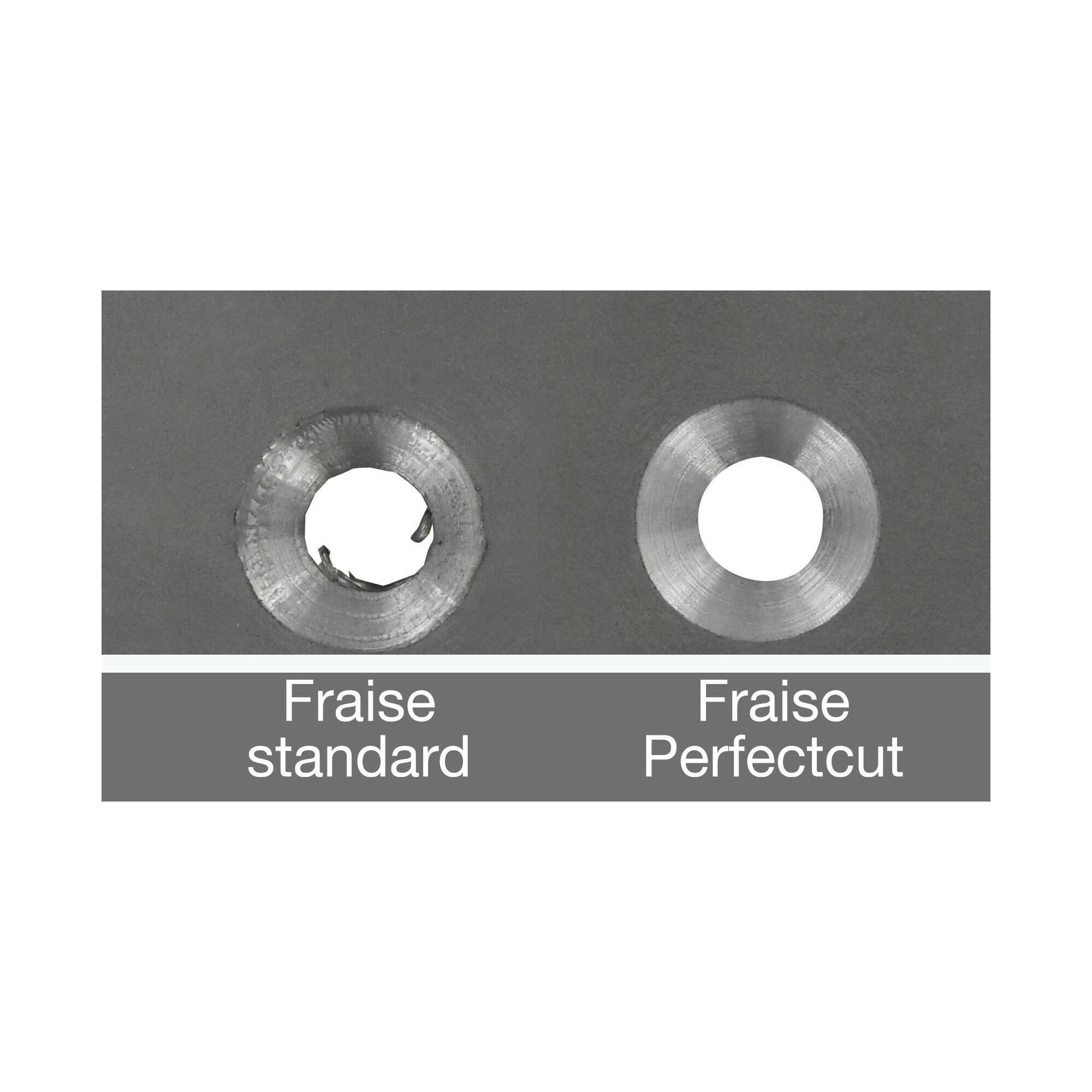 Avellanador PERFECTCUTl 90° HSS-E5 (cobalto 5%) -DIN 335C - Afilado ASYPOINT -Mango con 3 caras planas (Caja colgante) / Ø: 6.3 / L: 45