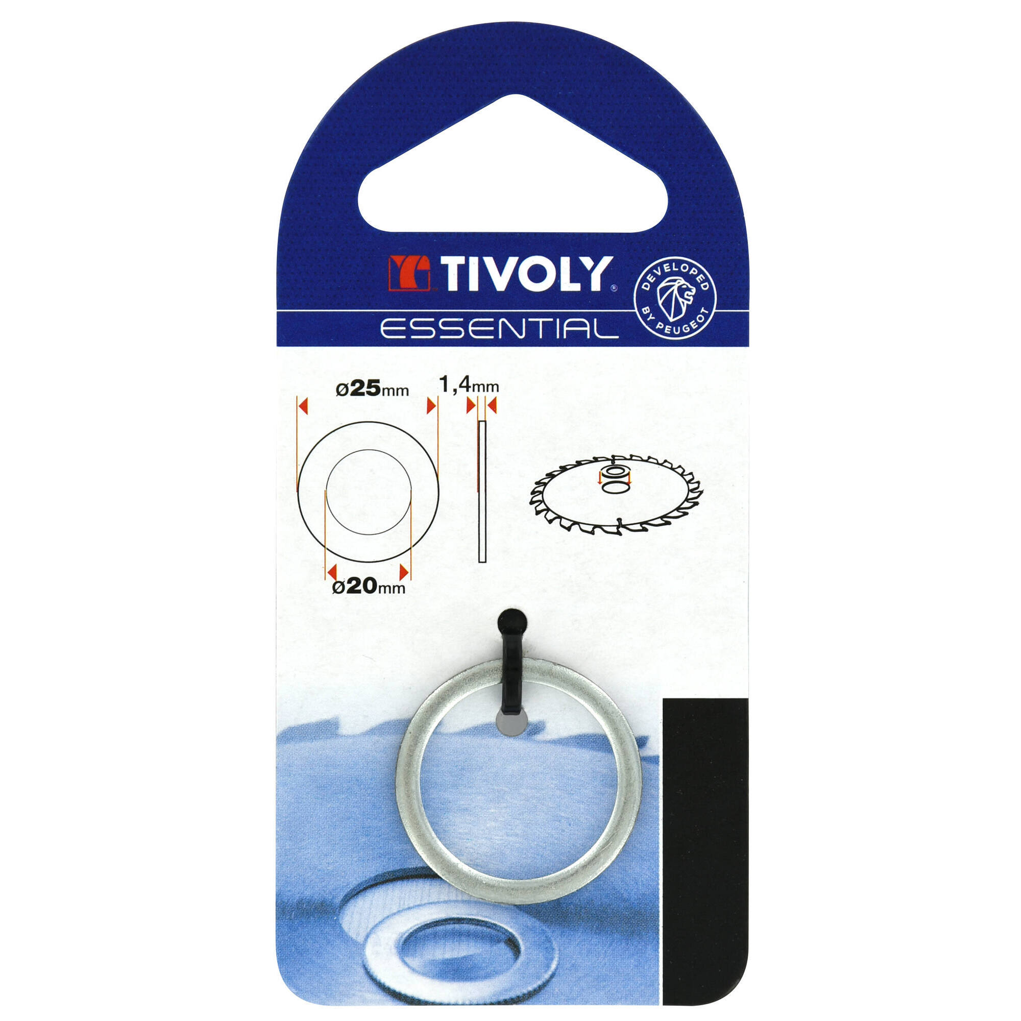 Anillos de reducción | Sierra circular Ø25>>>Ø20