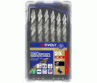 25 brocas para metal HSS Afilado Tivoly Smart Point Ø 1 a 13mm