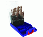11457170015 - 19 brocas para metal HSS recubrimiento FUSIO Afilado Tivoly Smart Point Ø 1 a 10 mm