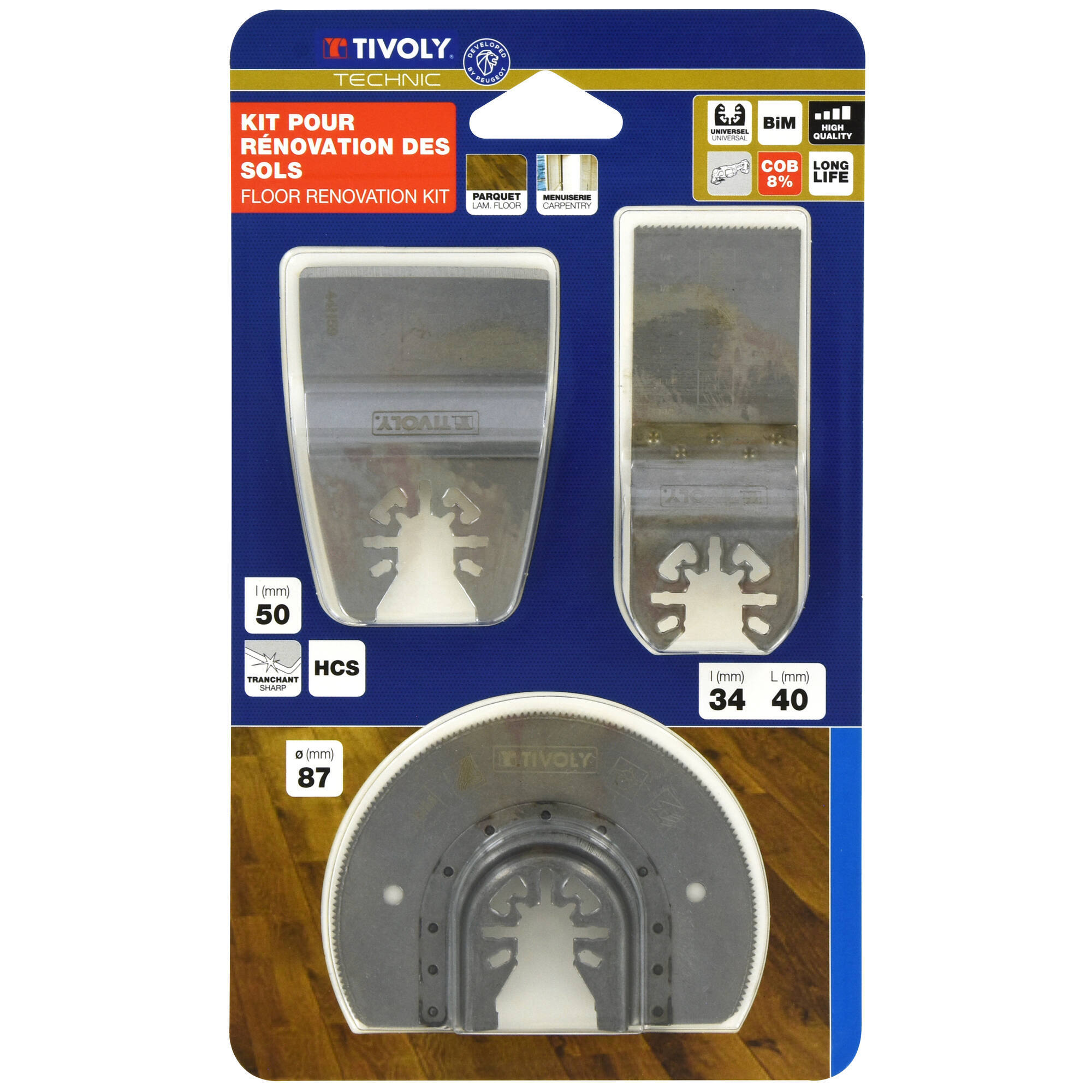 XT512720001 - Kit 3 piezas para renovación de suelos