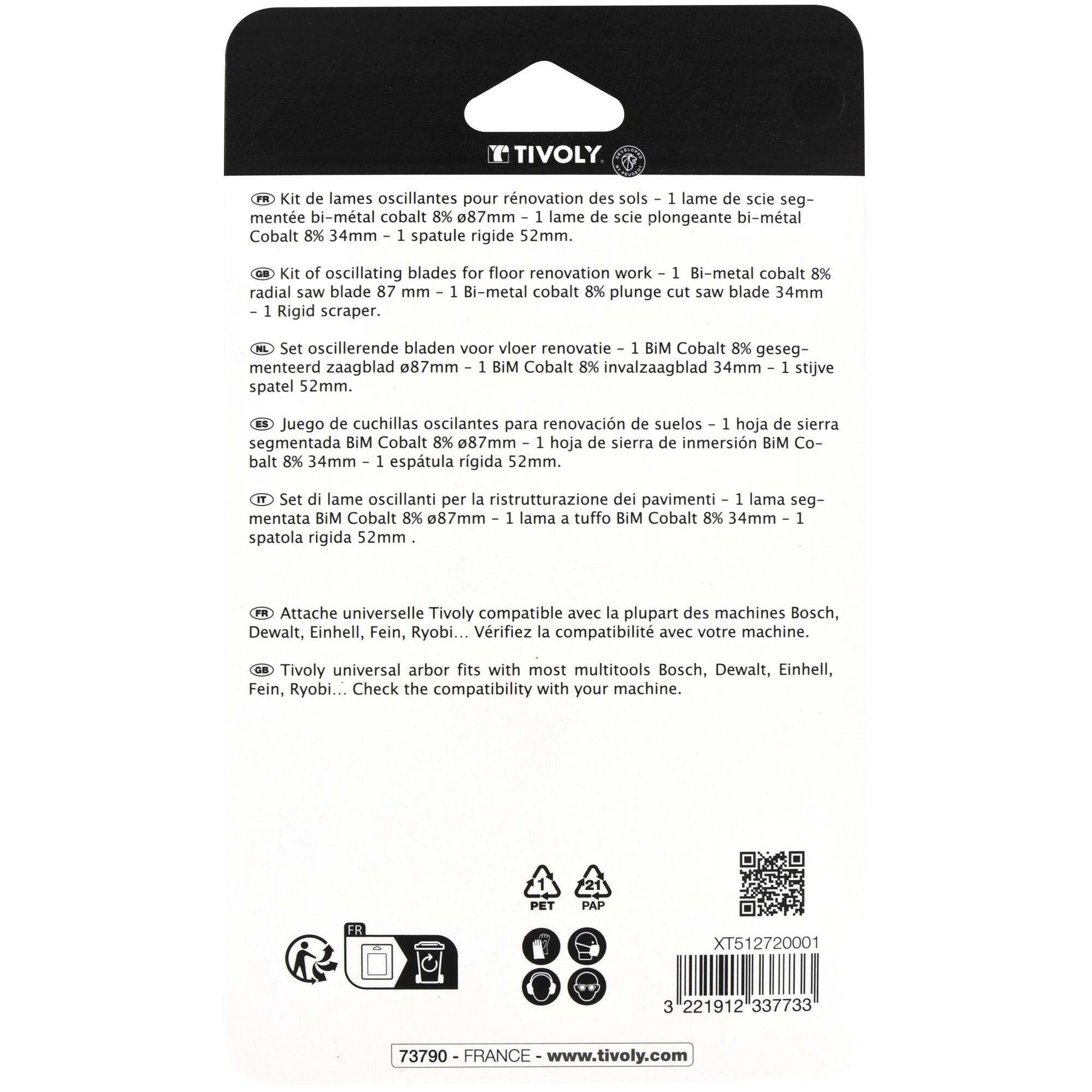 Kit 3 piezas para renovación de suelos